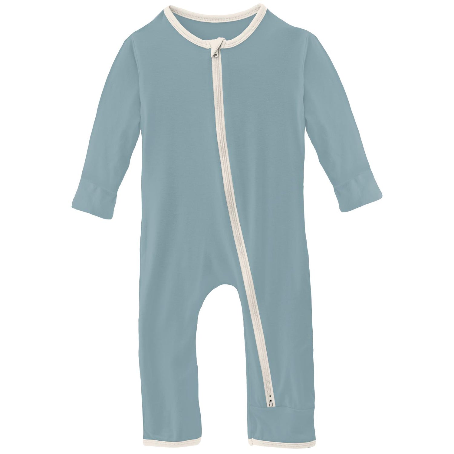 Applique Coverall with 2 Way Zipper in Stormy Sea Peppermint