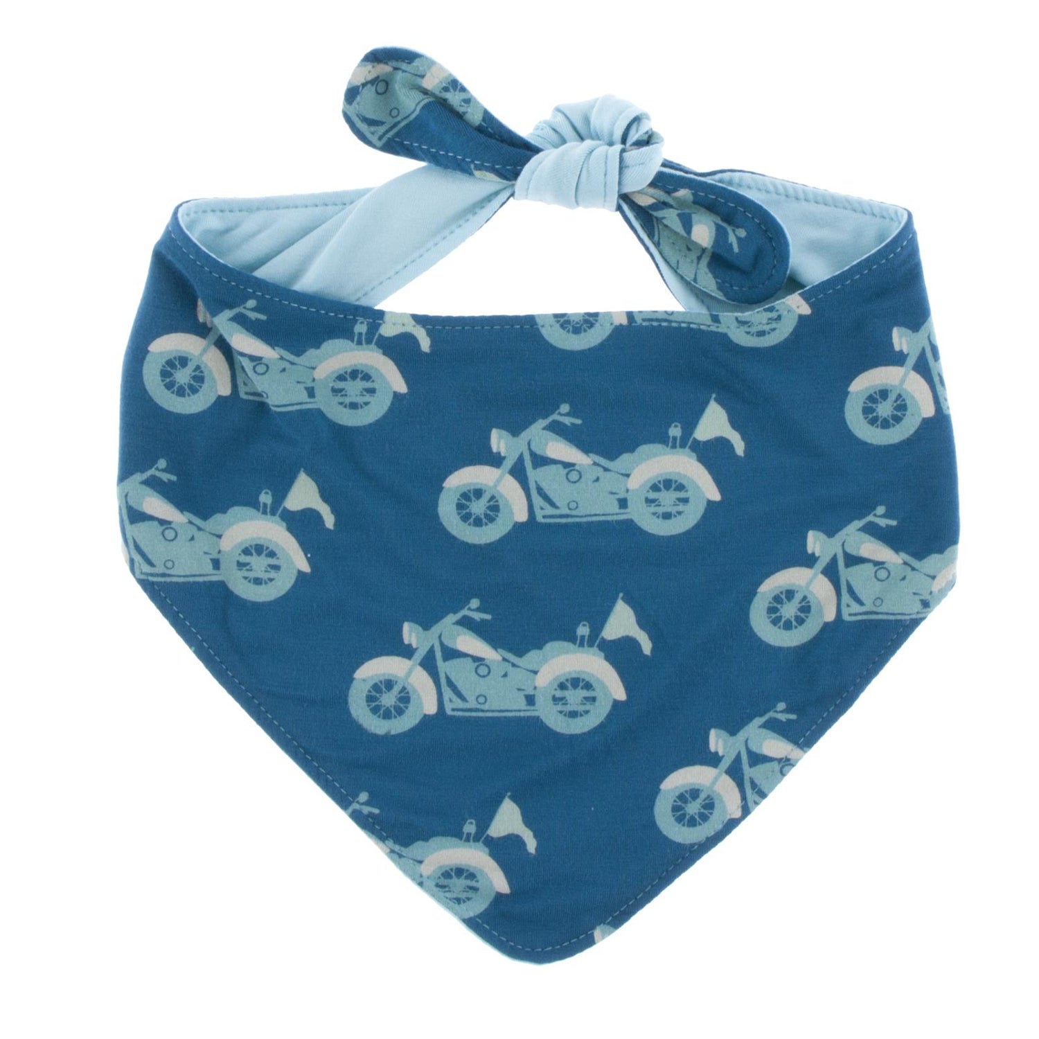 Print Dog Bandana in Heritage Blue Motorcycle