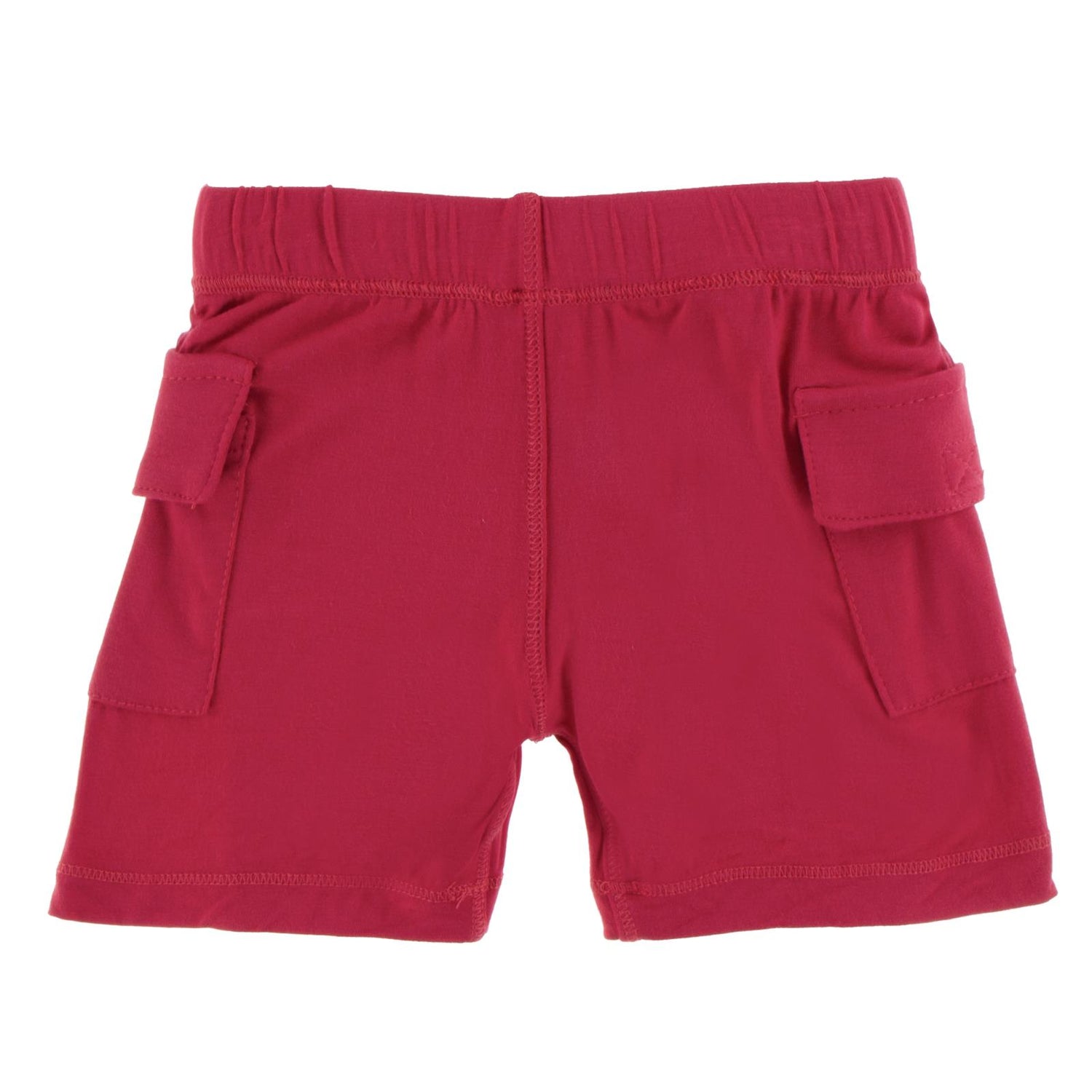 Boy Cargo Short in Flag Red