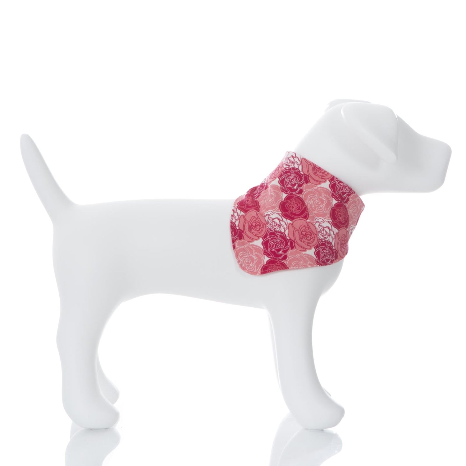 Print Dog Bandana in Roses