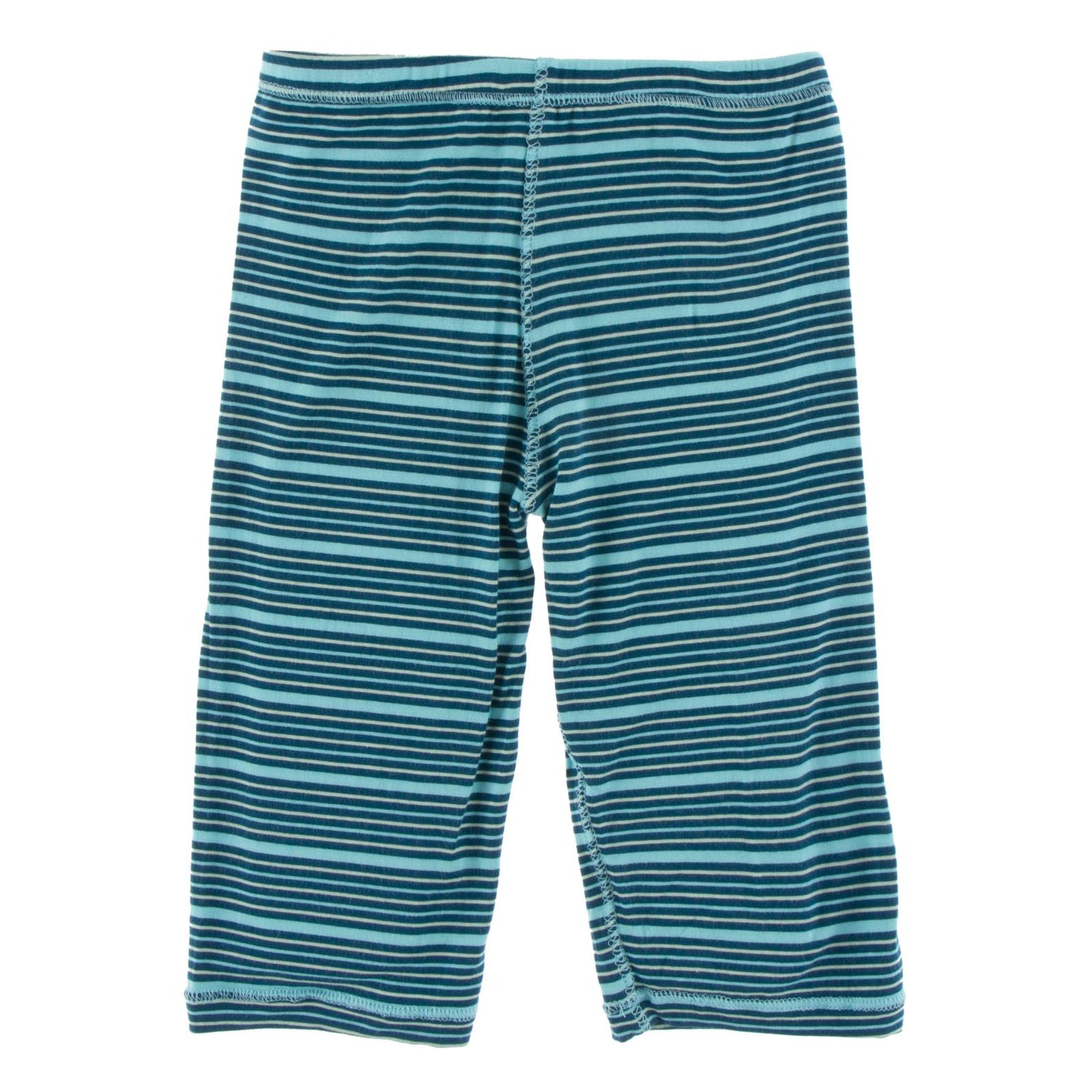 Print Basic Pant in Shining Sea Stripe