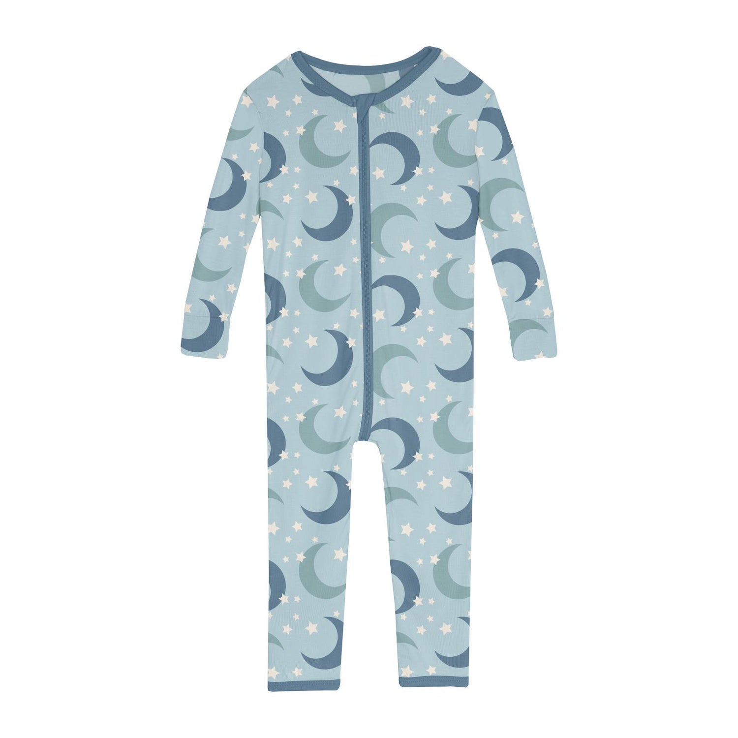 Print Convertible Sleeper with Zipper in Spring Sky Moon and Stars