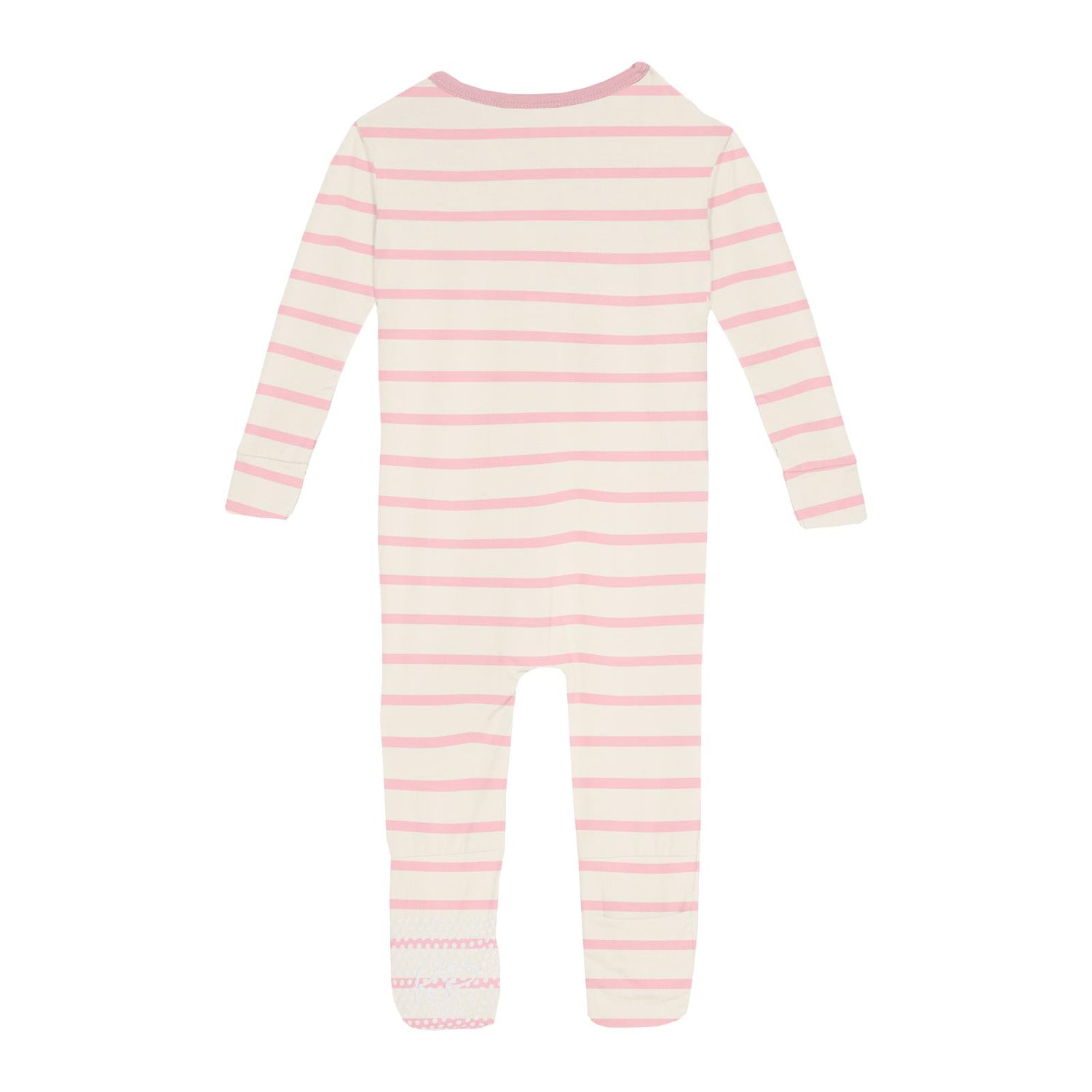 Print Convertible Sleeper with Zipper in Lotus Sweet Stripe