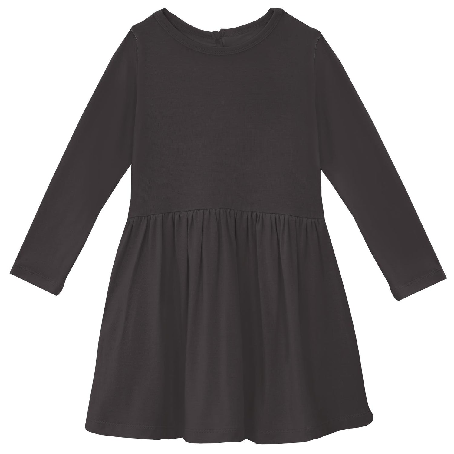 Long Sleeve Twirl Dress in Midnight