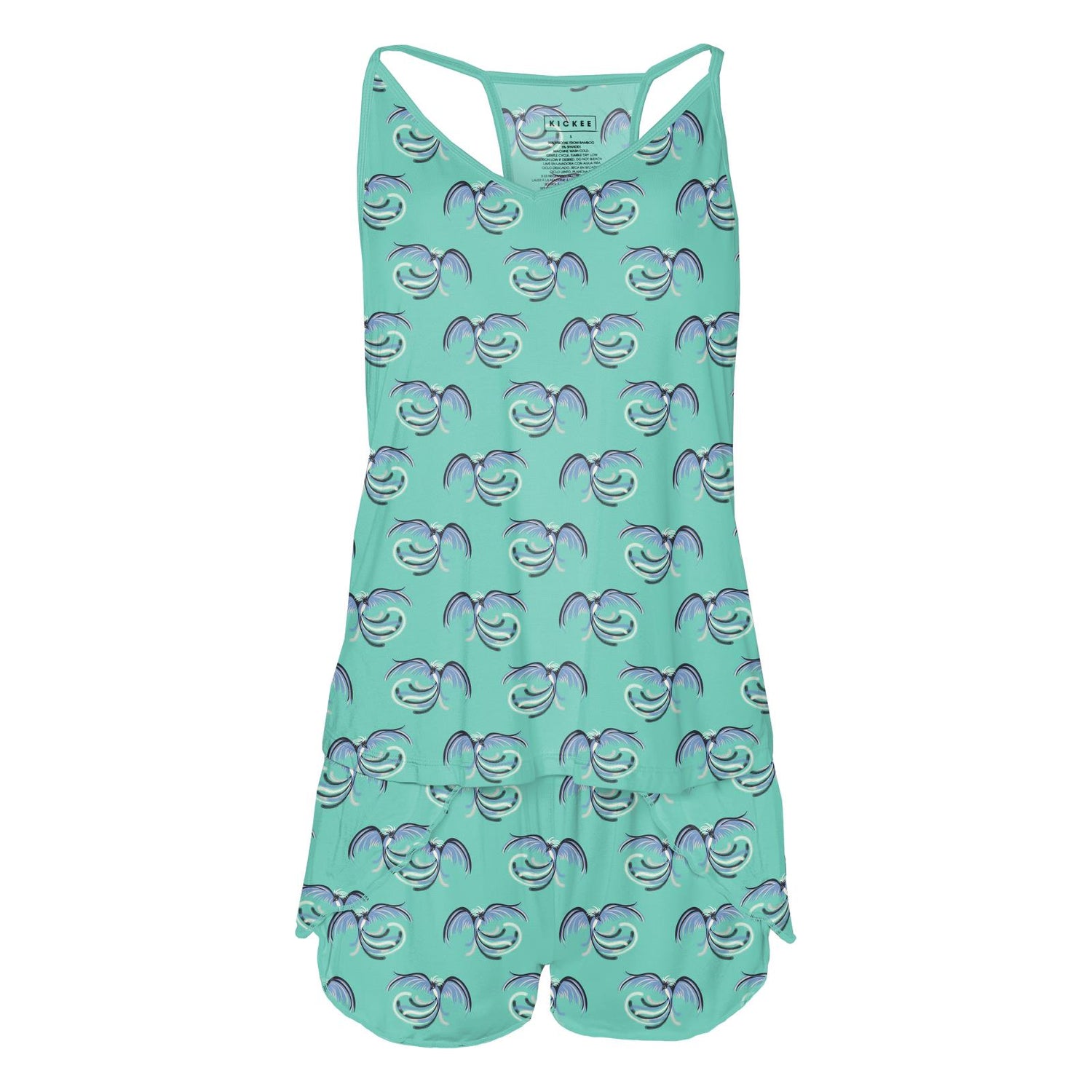 Women's Print Swing Tank & Tulip Shorts Set in Glass Phoenix