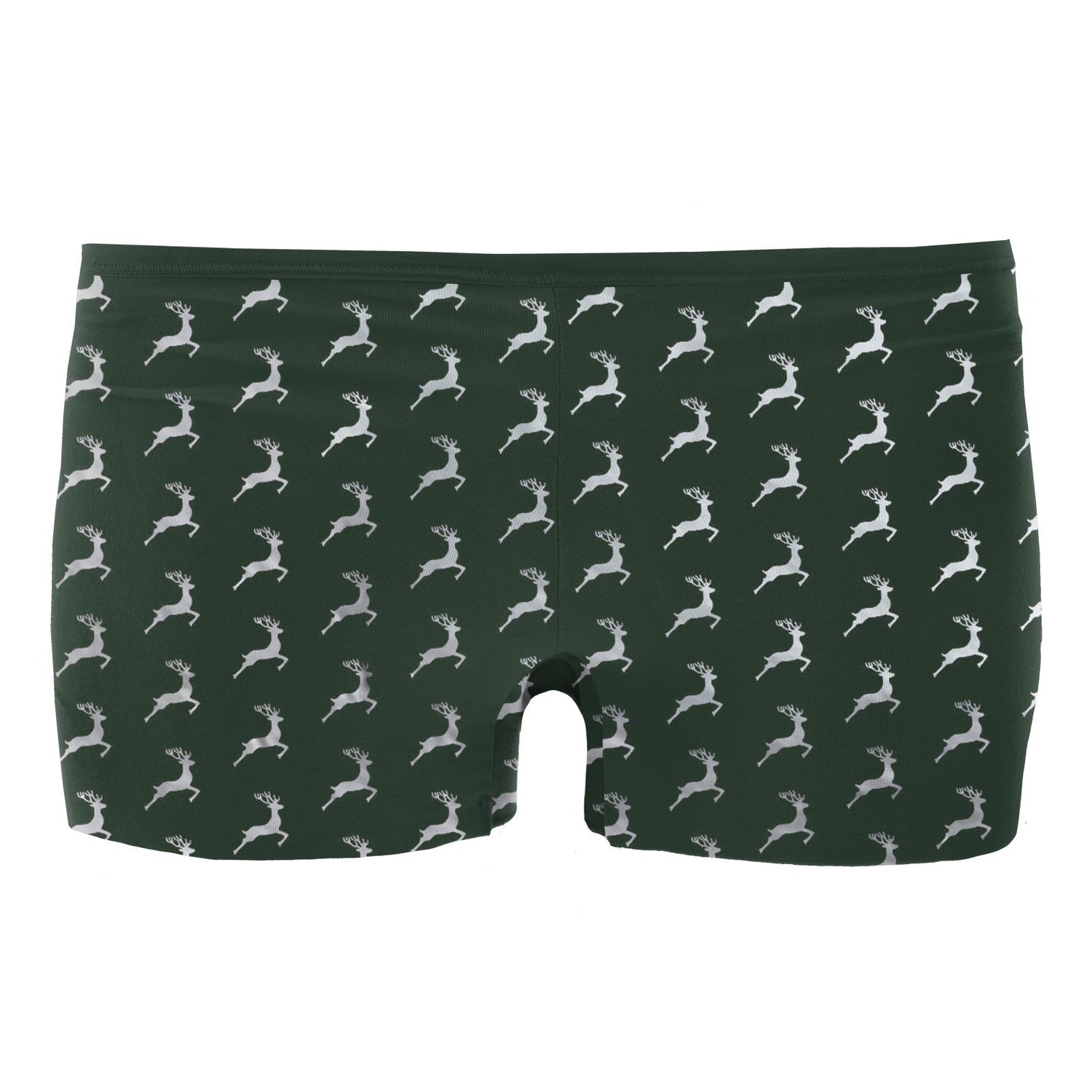 Women's Print Boy Short Underwear in Mountain View Reindeer