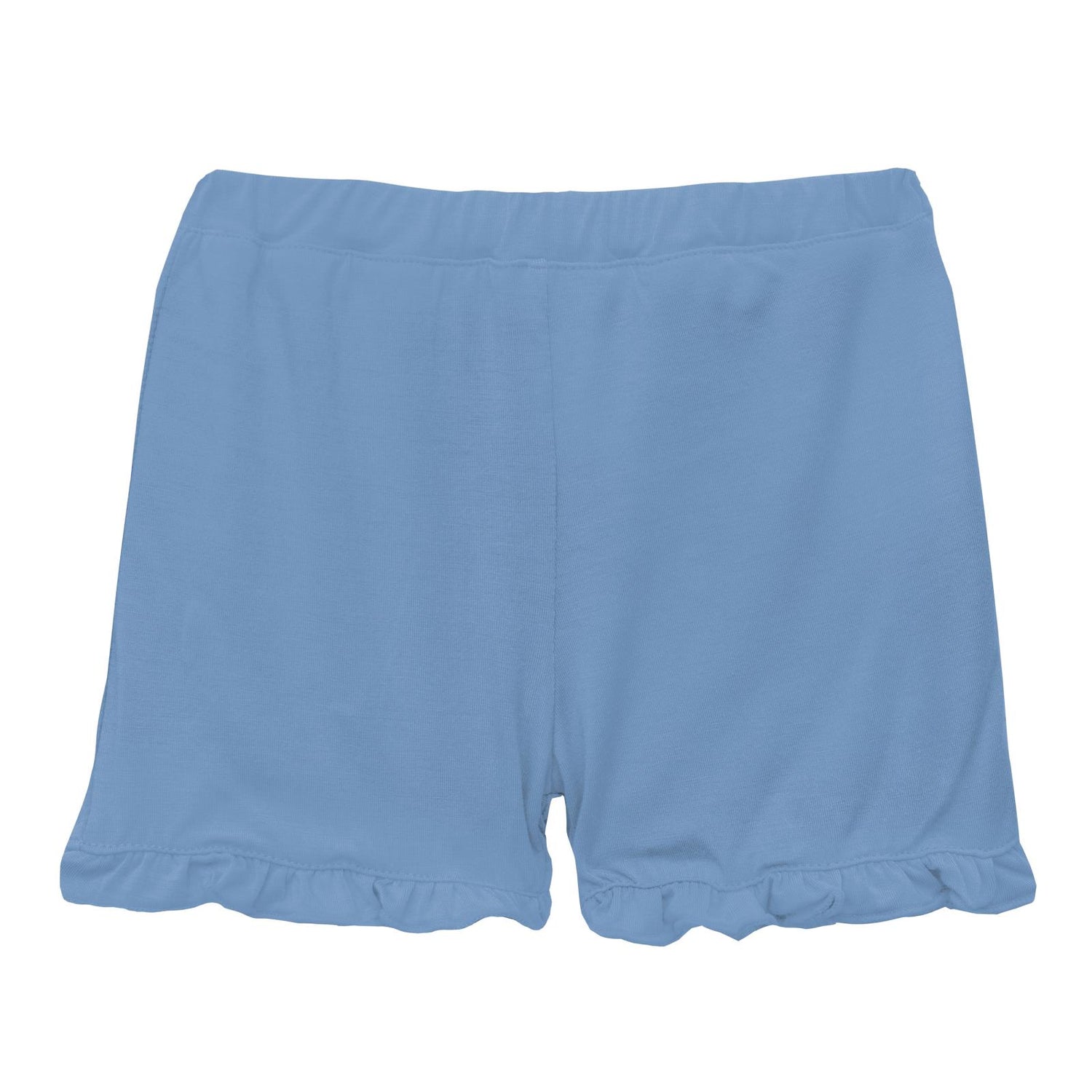 Ruffle Shorts in Dream Blue