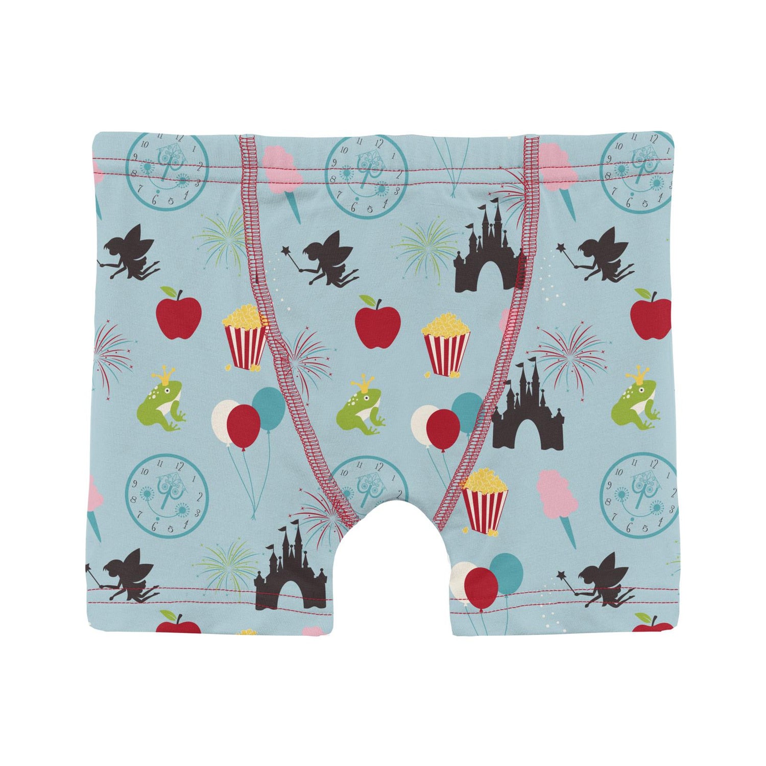 Print Boy's Boxer Brief in Spring Sky Theme Park