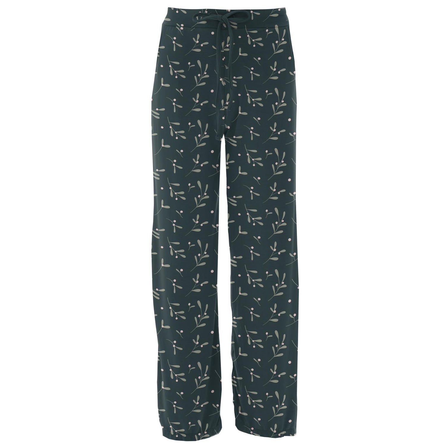 Women's Print Lounge Pants in Pine Mistletoe