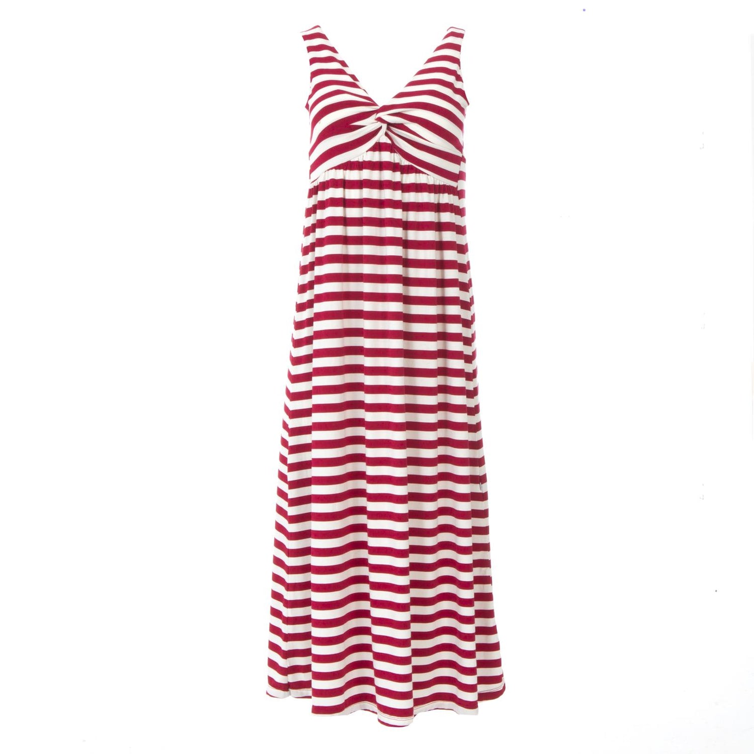 Print Simple Twist Nightgown in Candy Cane Stripe 2019