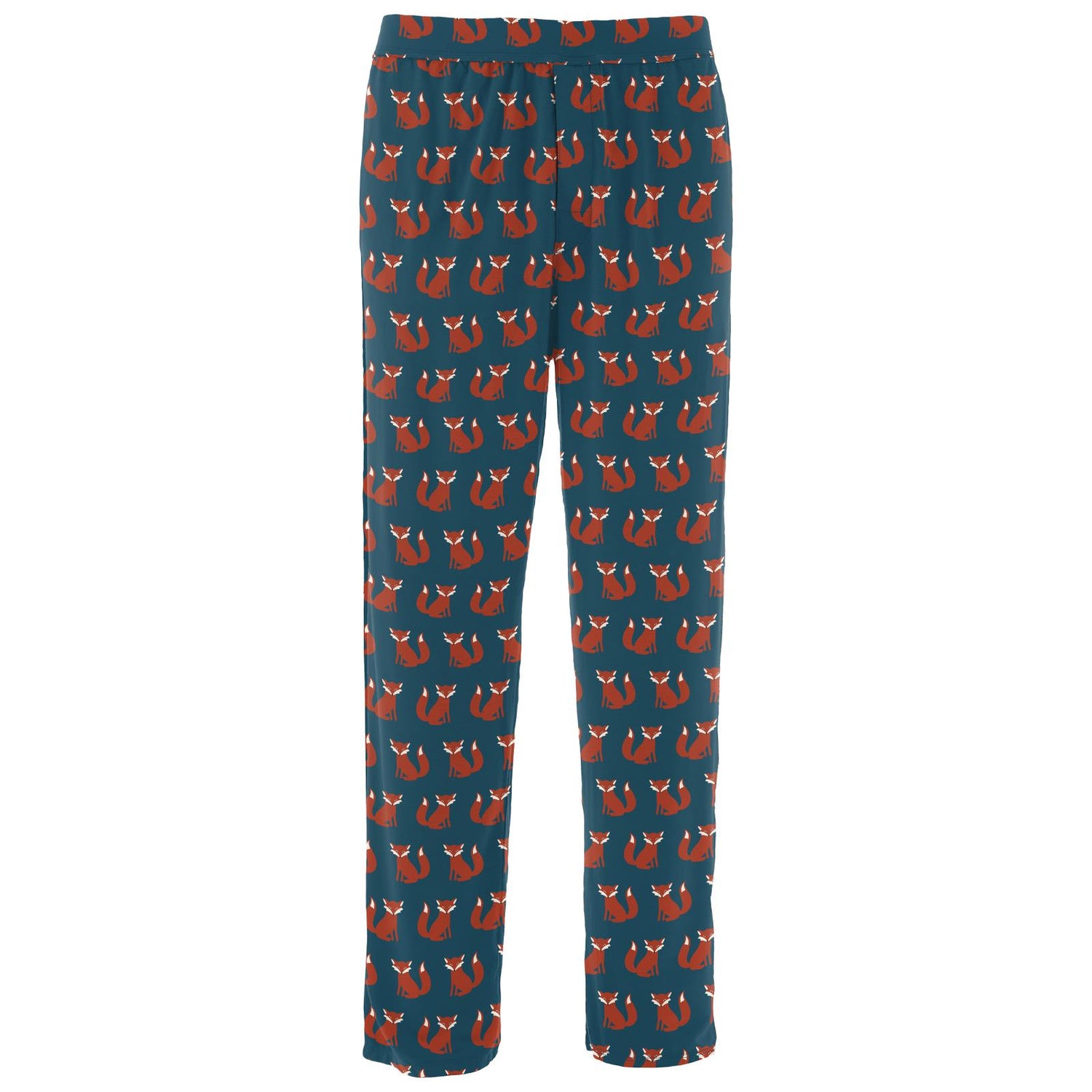 Men's Print Pajama Pants in Peacock Fox