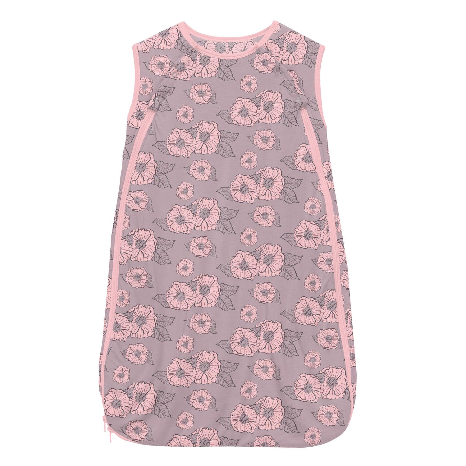 Print Light Fill Fluffle Sleeping Bag in Sweet Pea Poppies