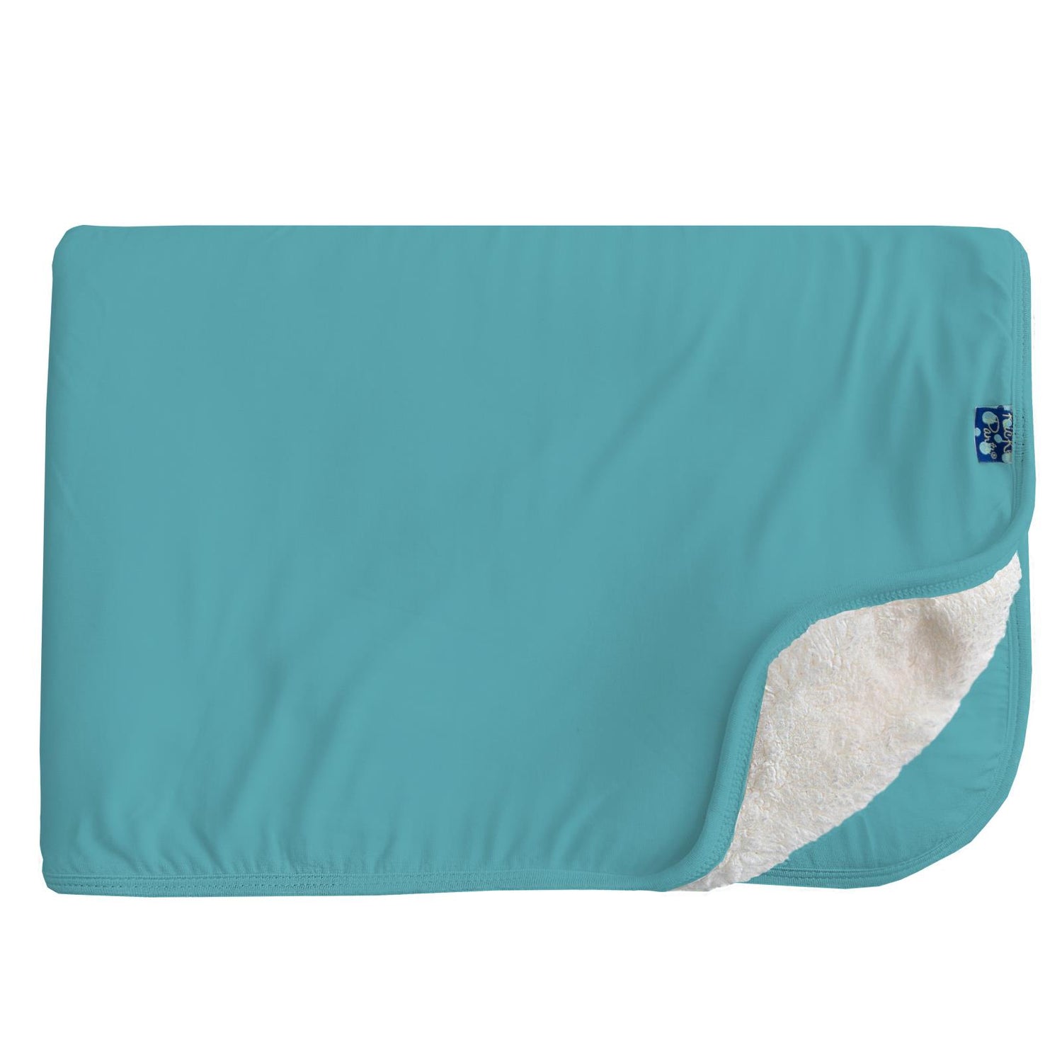 Sherpa-Lined Stroller Blanket in Glacier