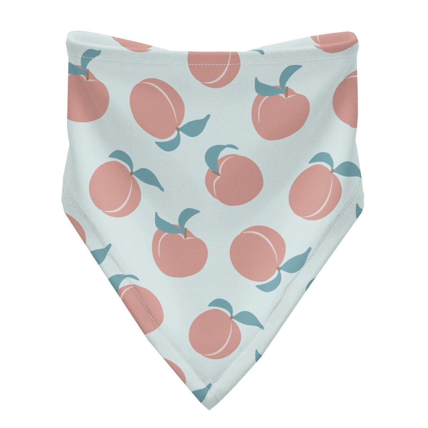 Print Bandana Bib in Fresh Air Peaches