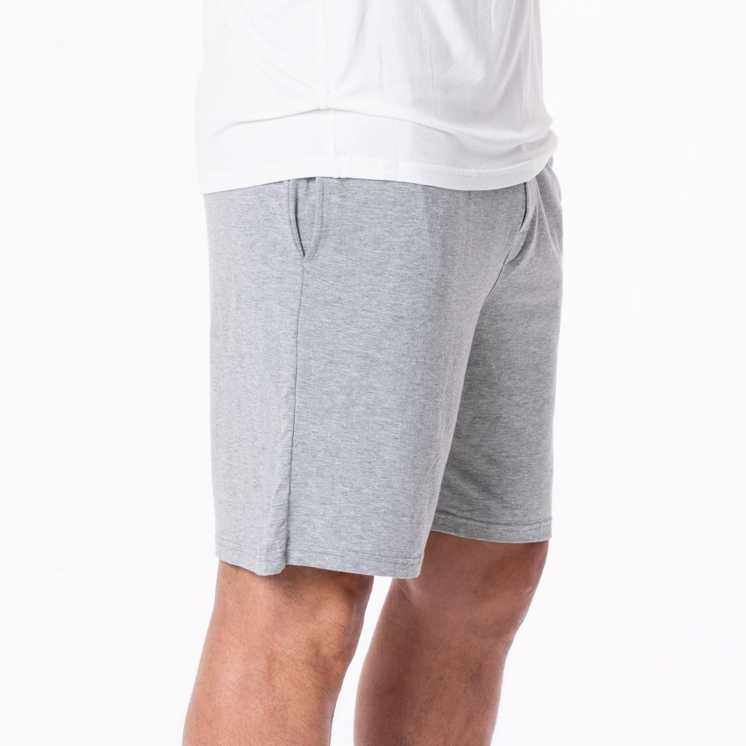 Men's Lounge Shorts in Heathered Mist