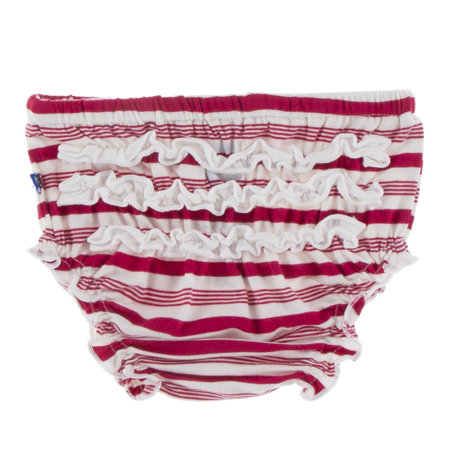 Print Bloomer in Crimson Candy Cane Stripe