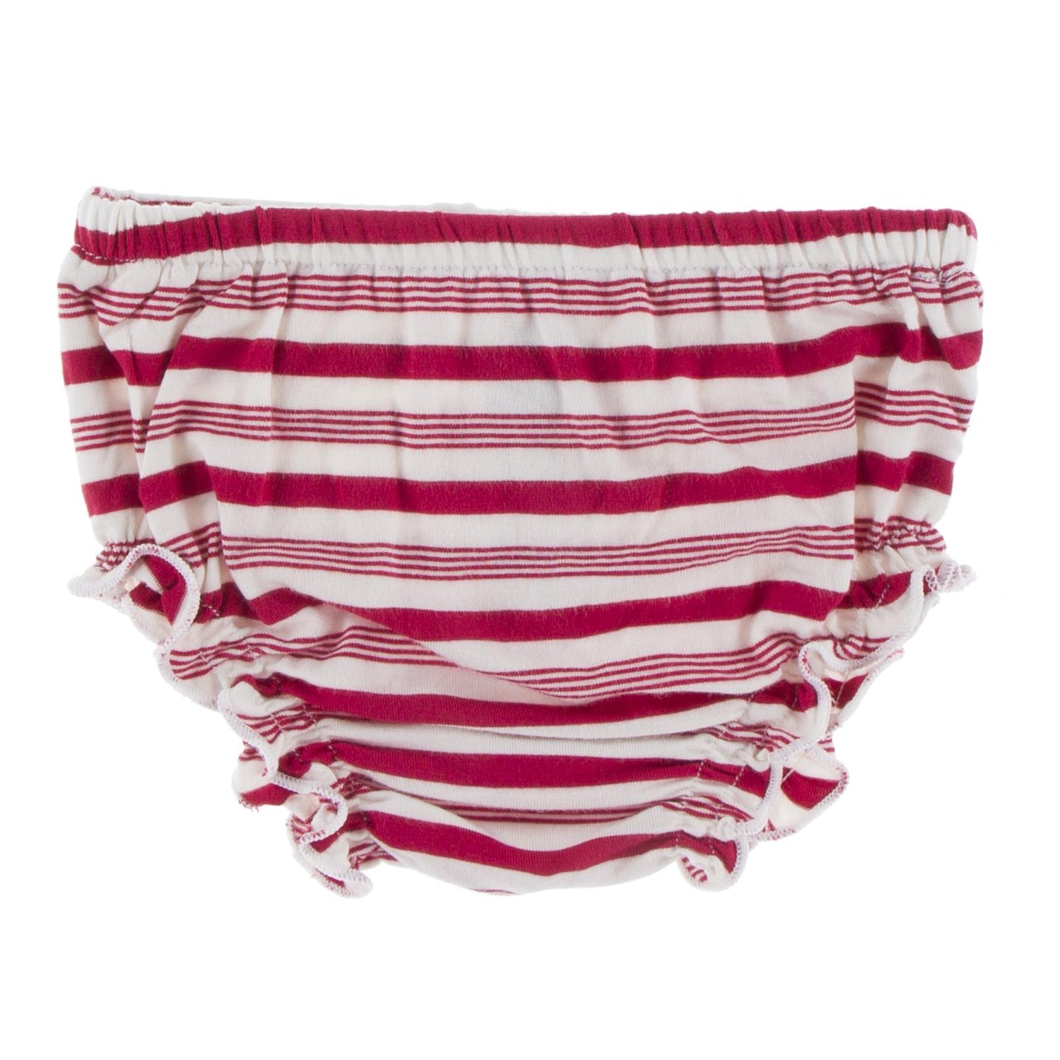 Print Bloomer in Crimson Candy Cane Stripe