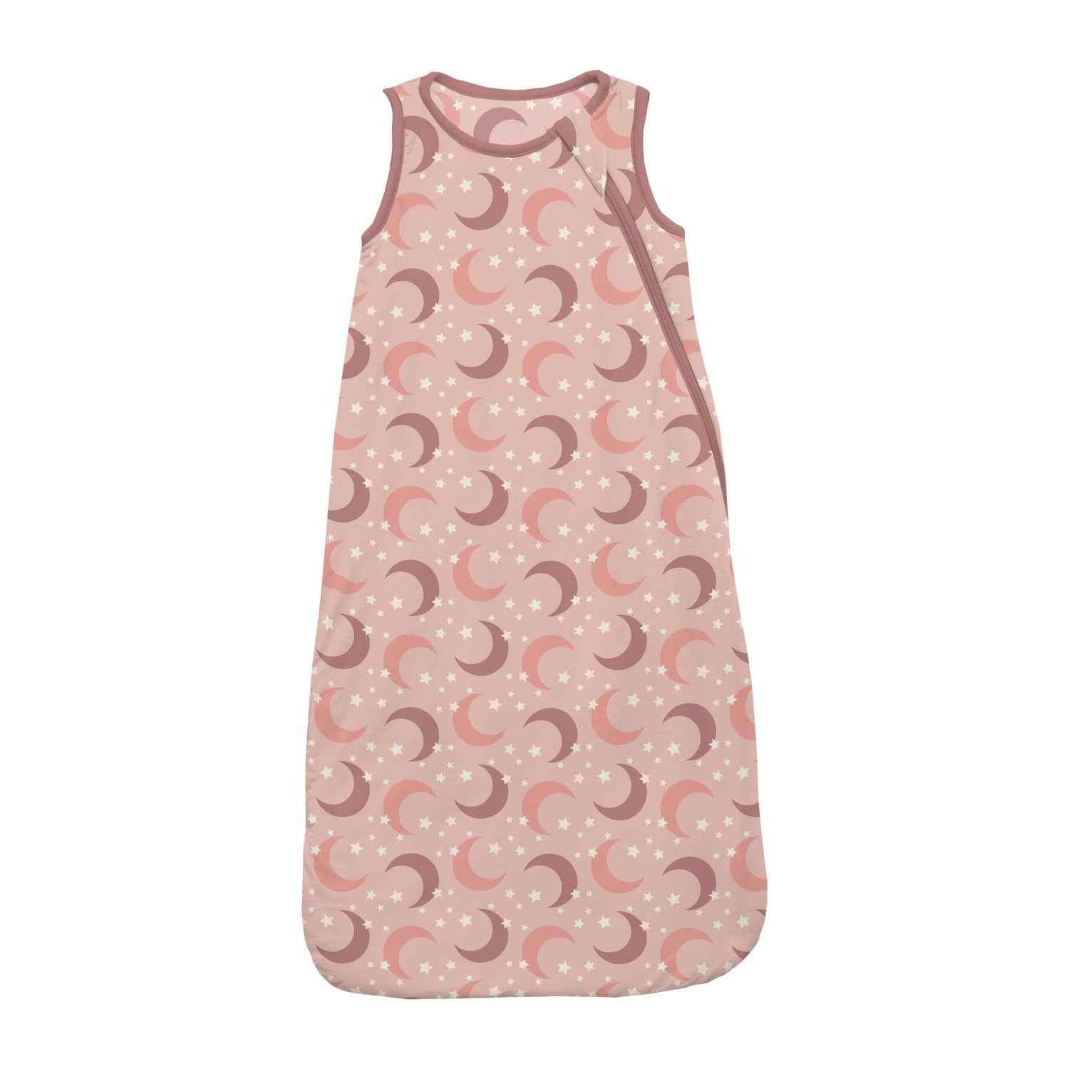 Print Fluffle Sleep Bag in Peach Blossom Moon and Stars