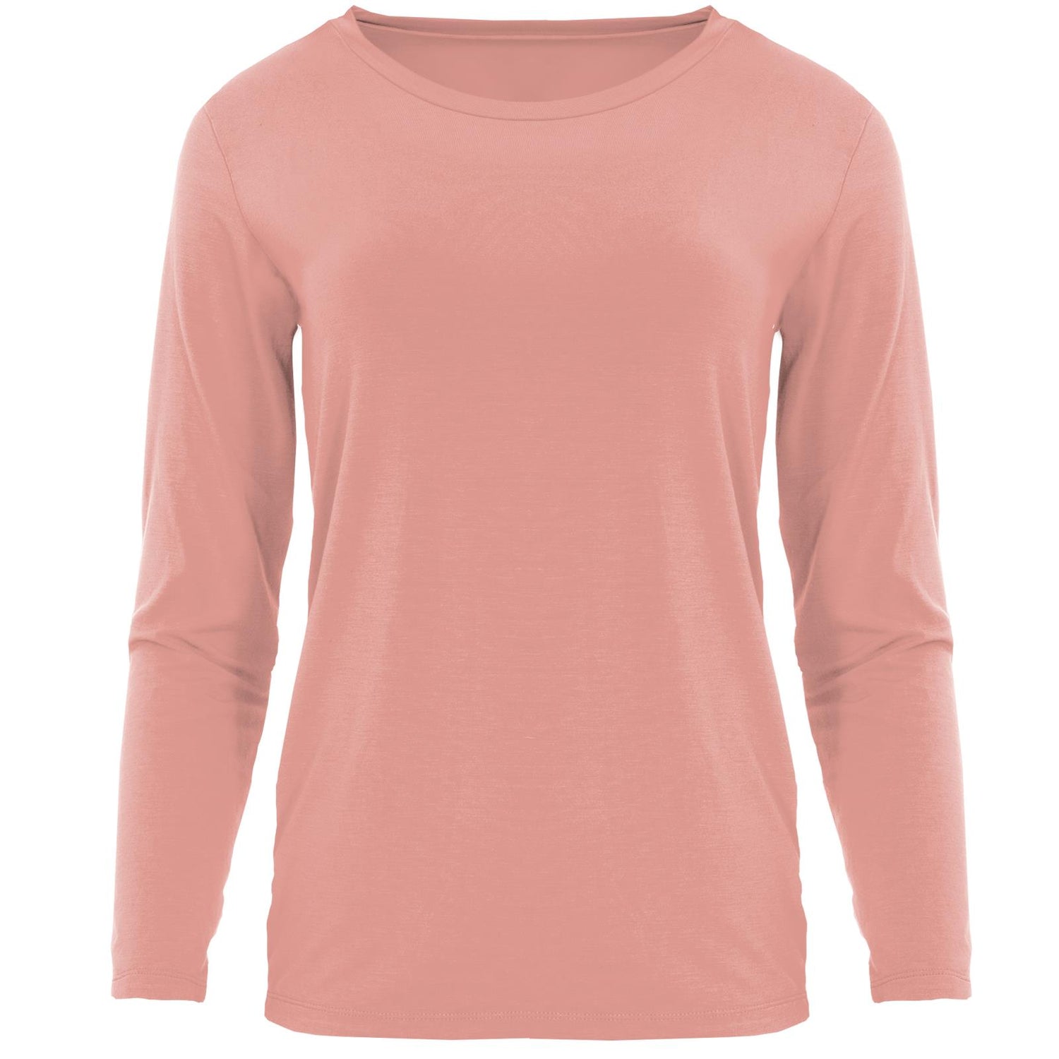 Women's Long Sleeve Relaxed Tee in Blush