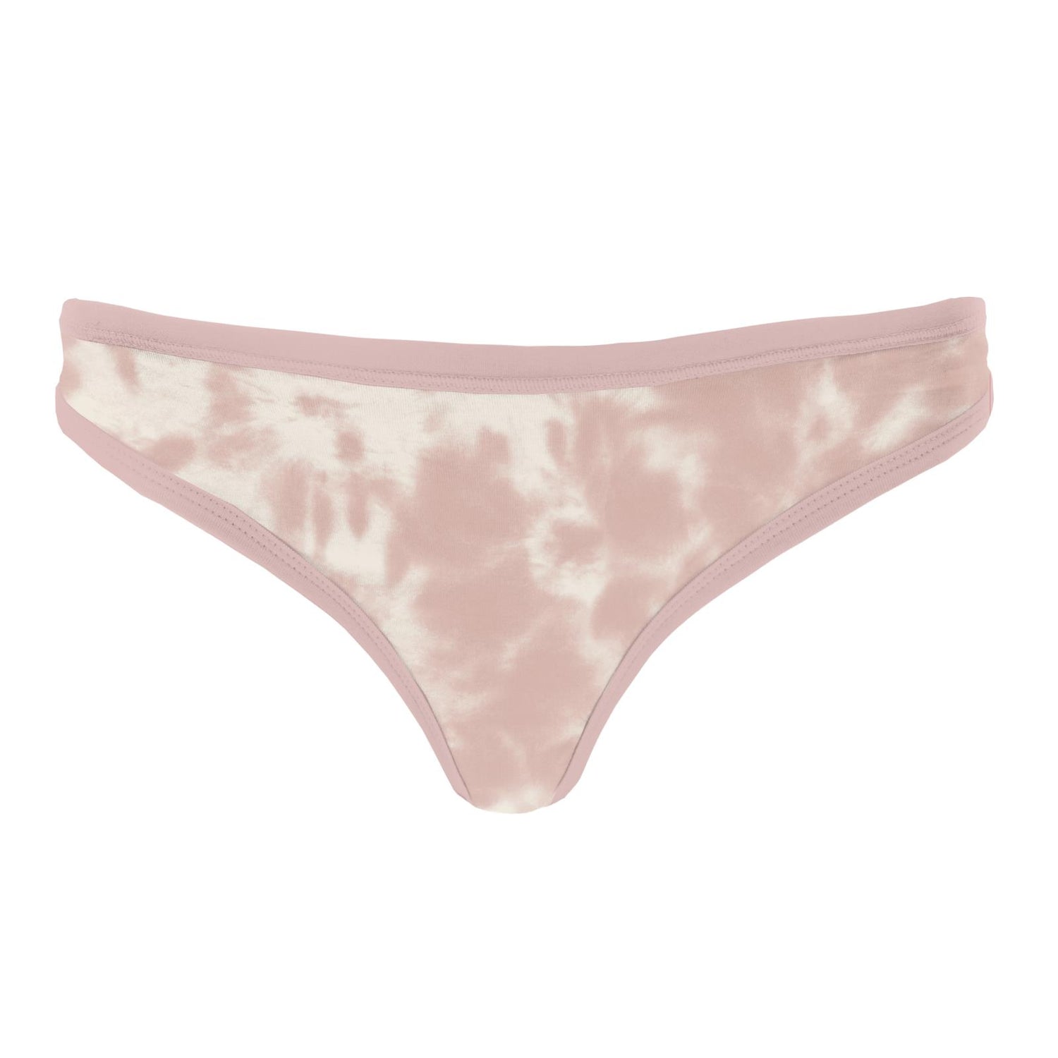 Women's Print Classic Thong in Baby Rose Tie Dye