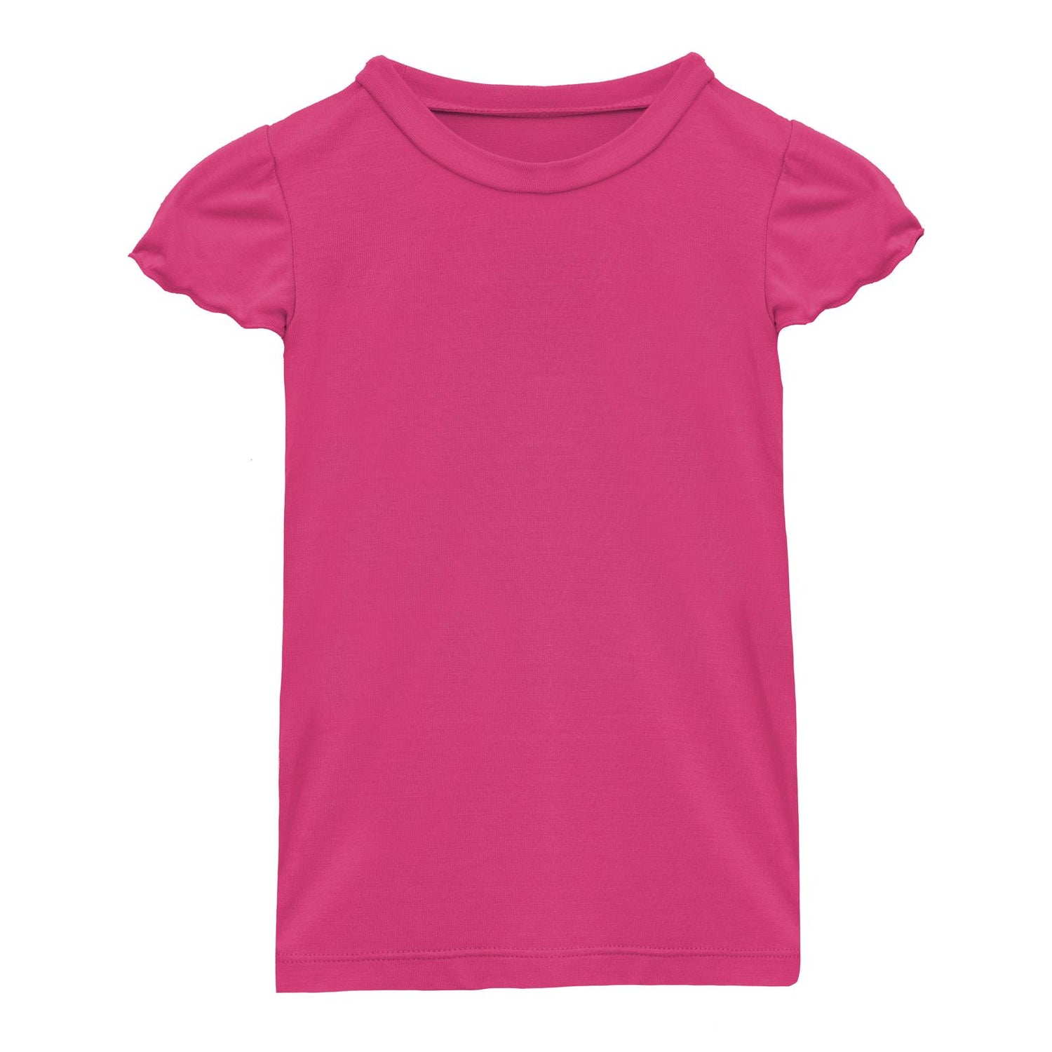 Tailored Fit Flutter Sleeve Tee in Calypso