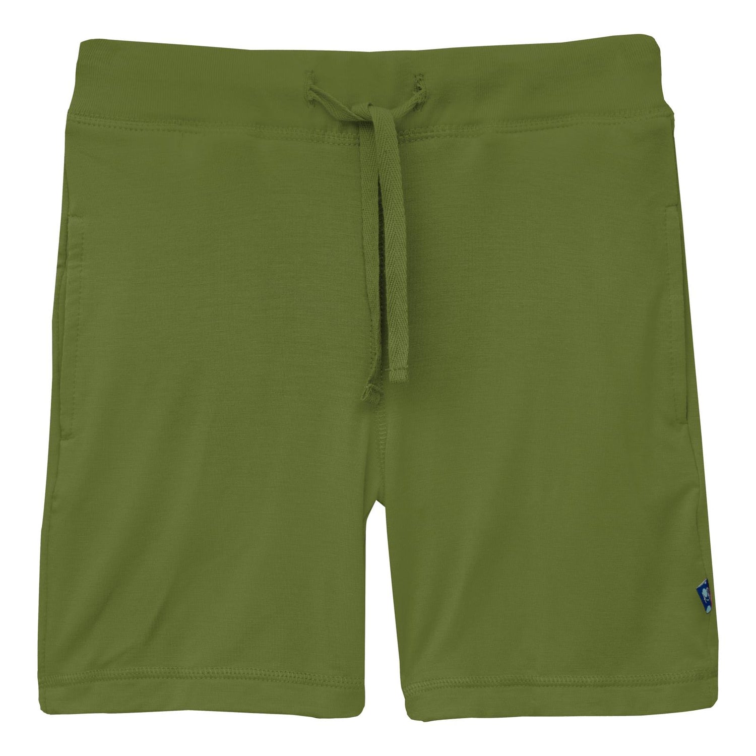 Lightweight Drawstring Shorts in Moss