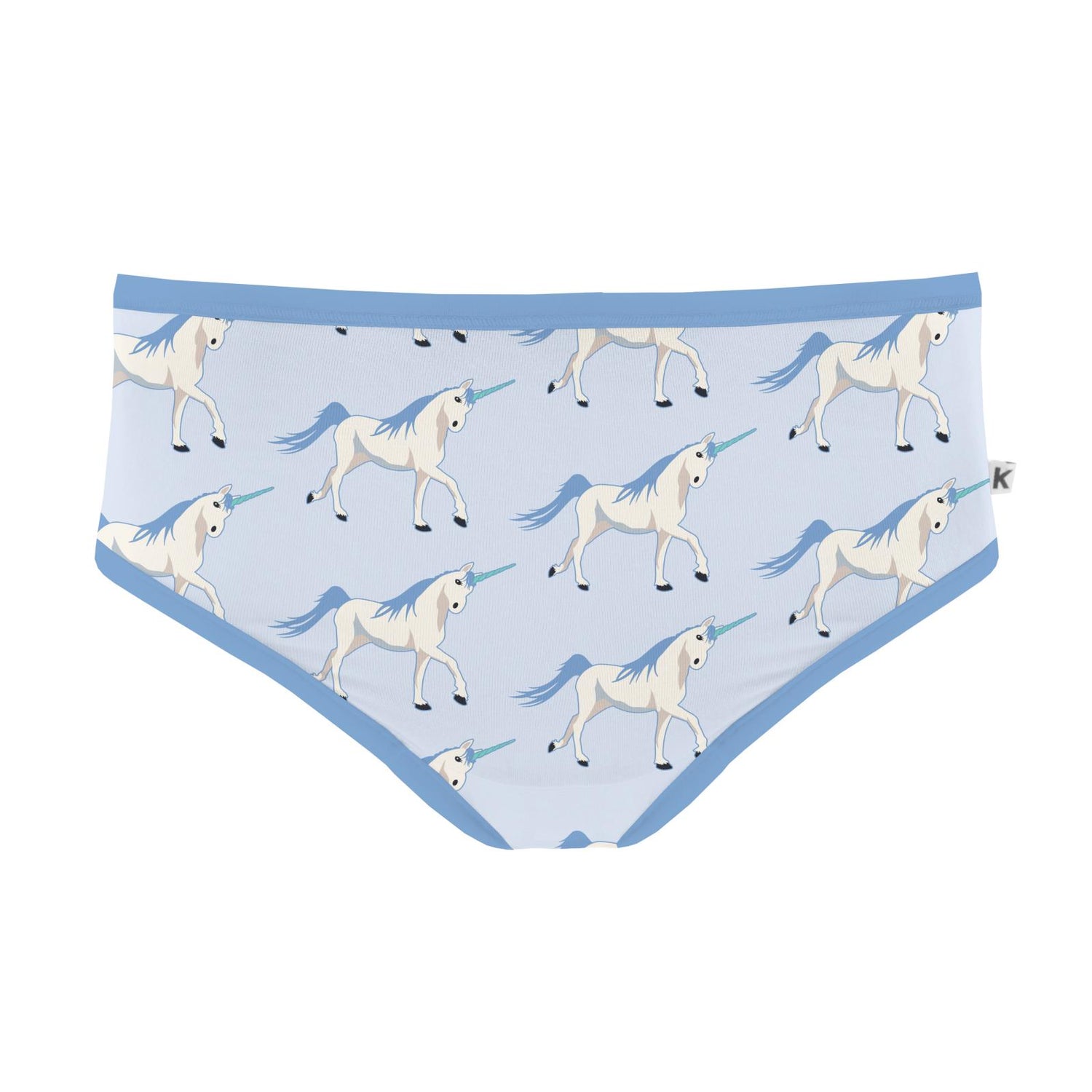 Women's Print Classic Brief in Dew Prancing Unicorn