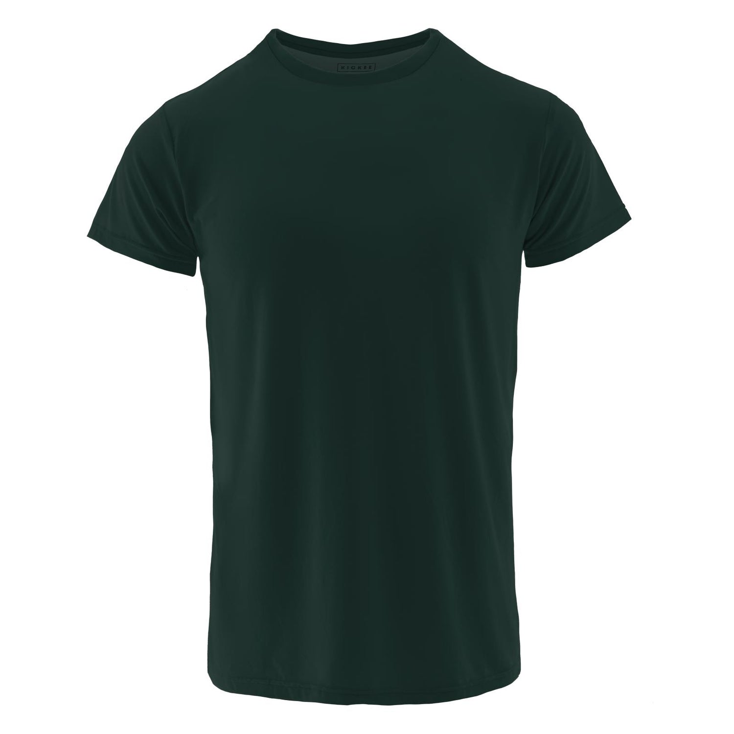 Men's Solid Short Sleeve Luxe Crew Neck Tee in Pine