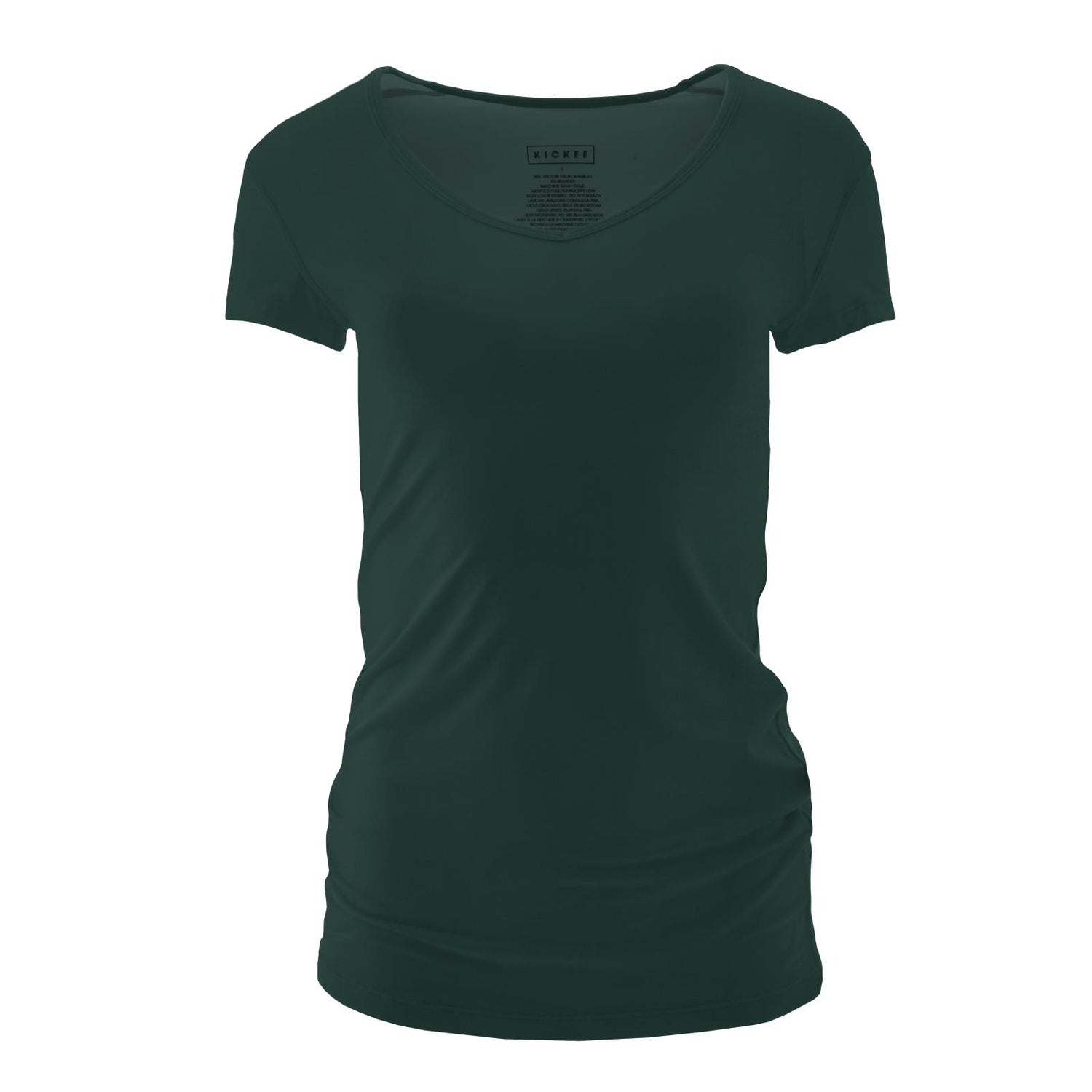 Women's Solid Short Sleeve One Tee in Pine