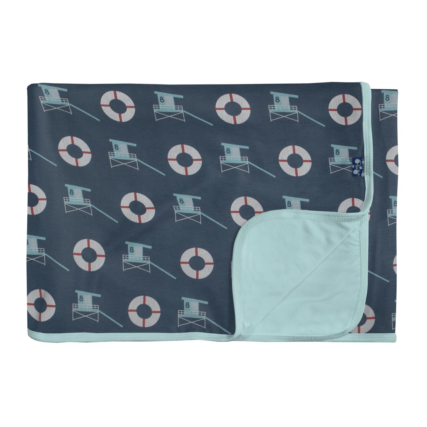 Print Toddler Blanket in Deep Sea Lifeguard