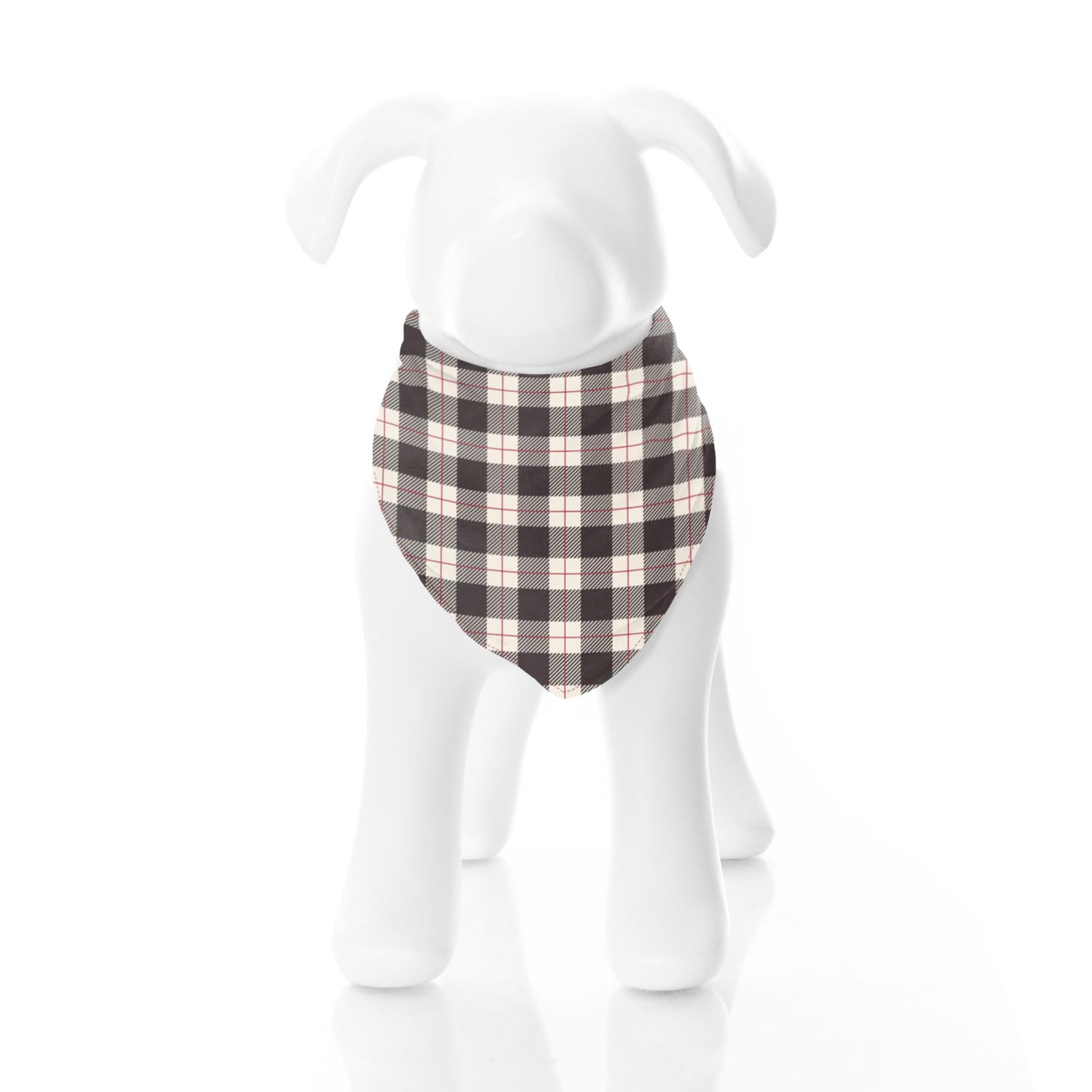 Print Dog Bandana in Midnight Holiday Plaid