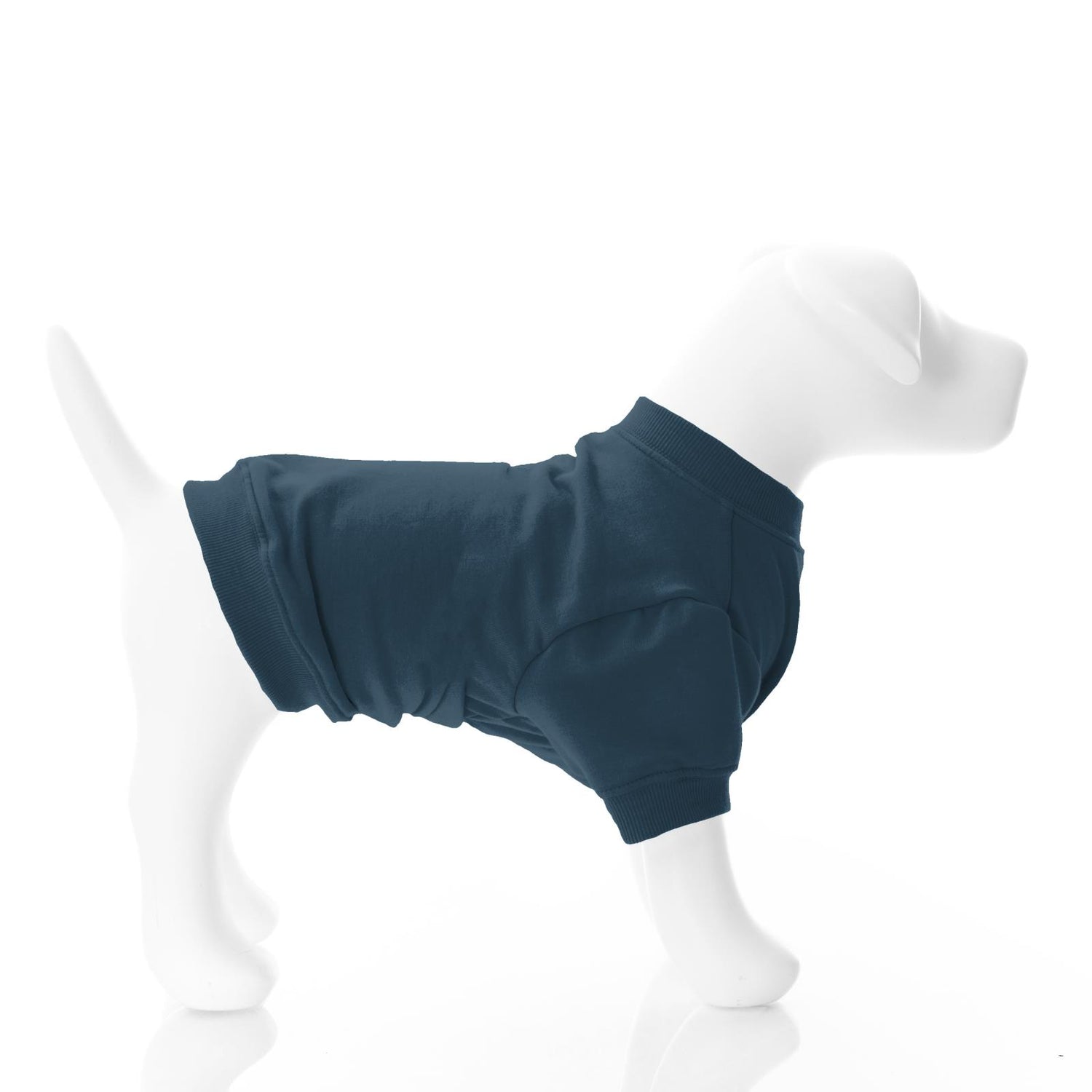 Fleece Dog Tee in Deep Sea