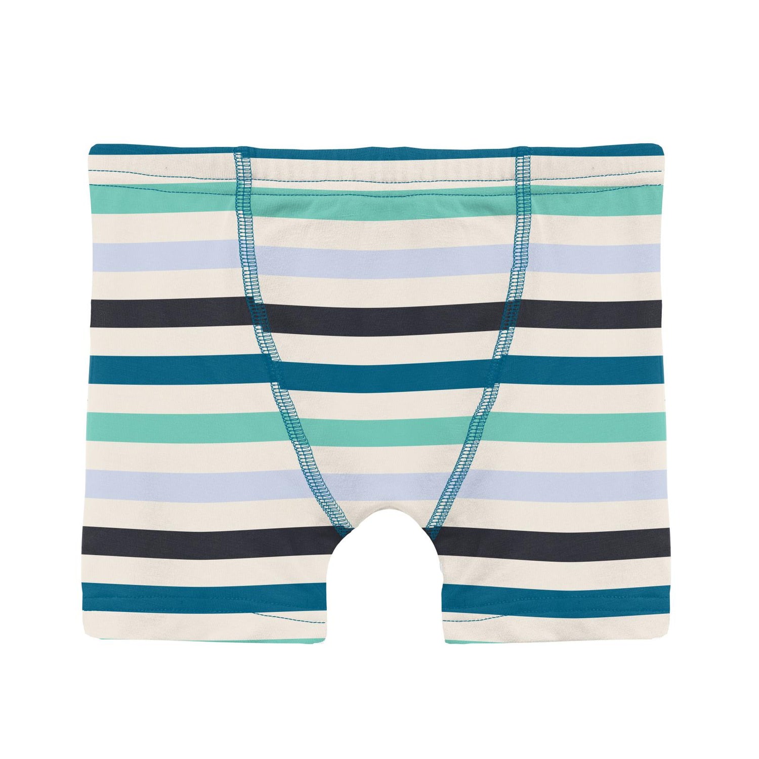 Print Boy's Boxer Brief in Little Boy Blue Stripe