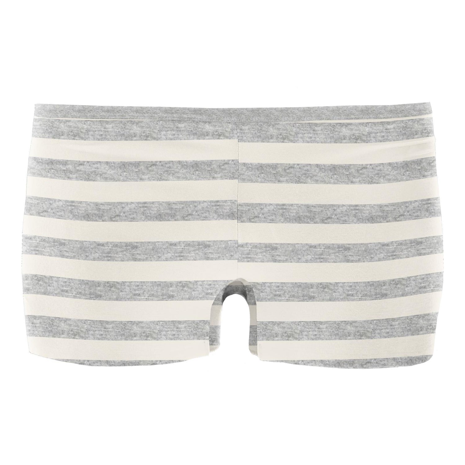 Women's Print Boy Short Underwear in Heathered Mist Sweet Stripe