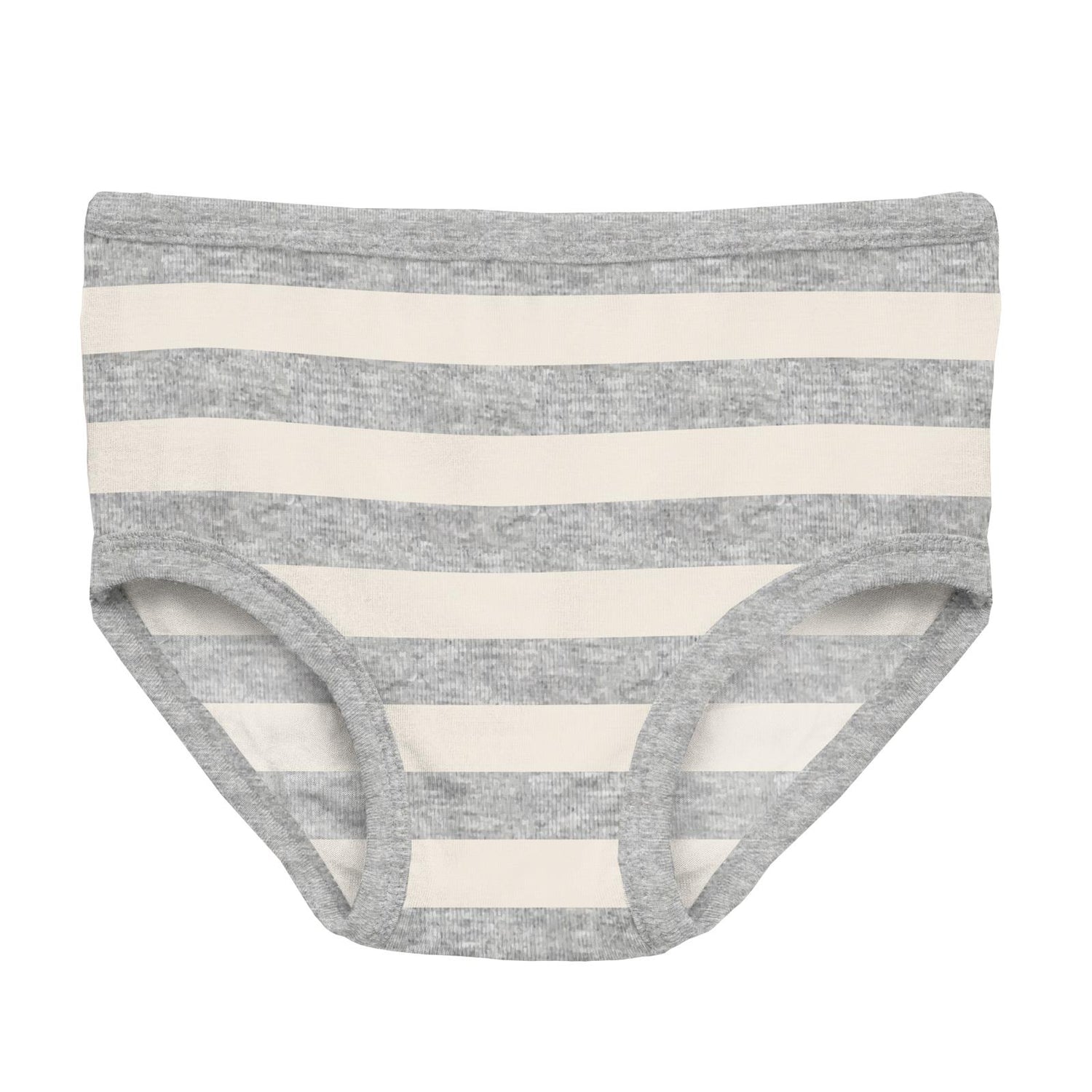 Print Girl's Underwear in Heathered Mist Sweet Stripe