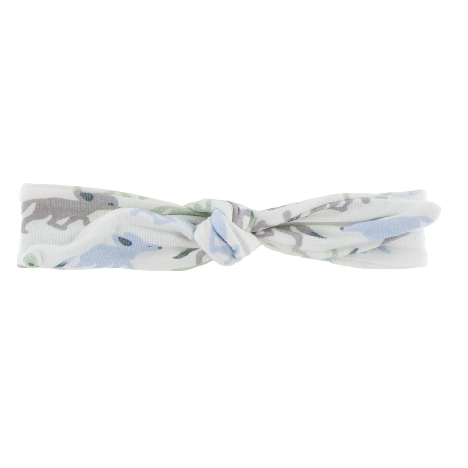 Print Bow Headband in Natural Desert Fox