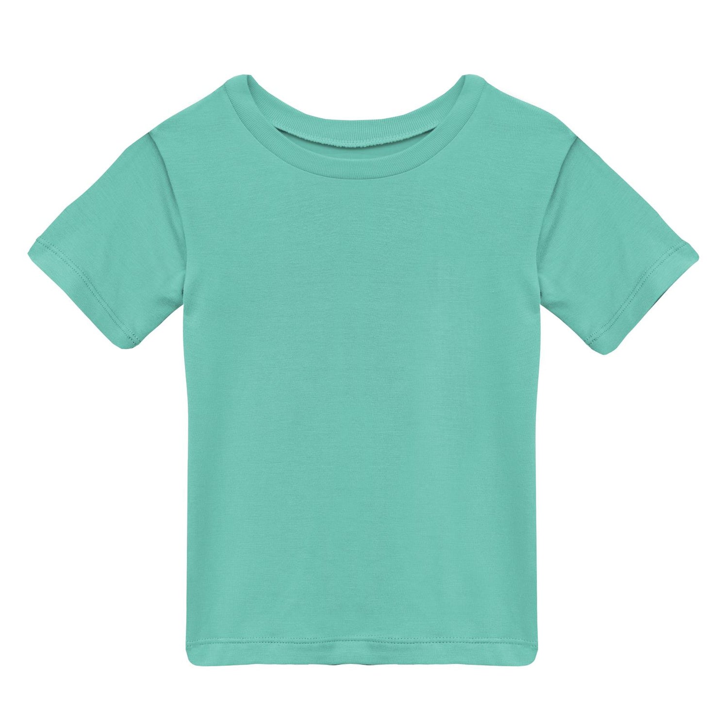 Short Sleeve Easy Fit Crew Neck Tee in Glass