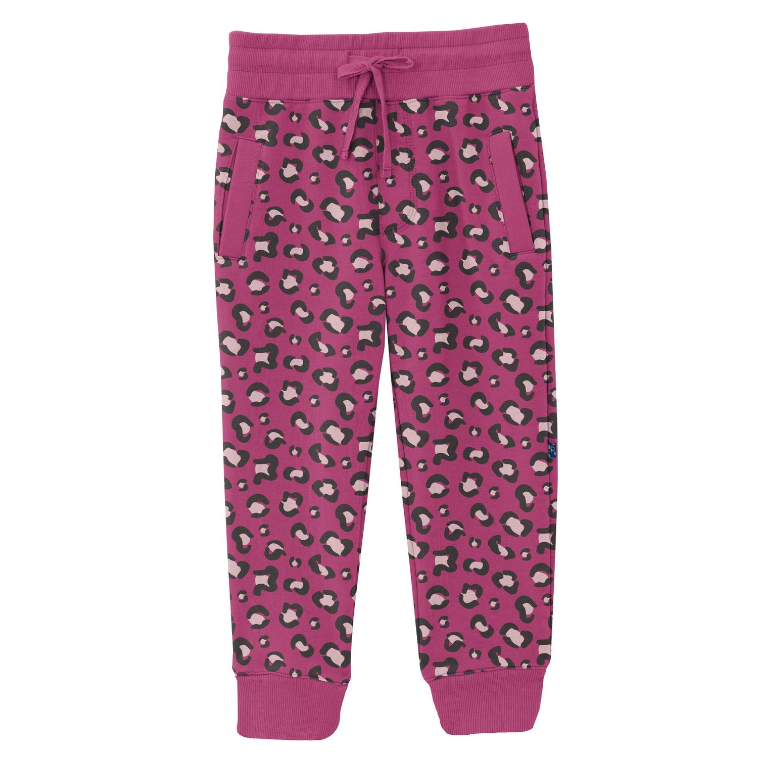 Print Fleece Joggers in Calypso Cheetah Print