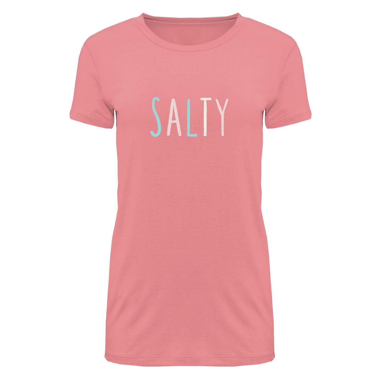 Women's Graphic Short Sleeve Relaxed Tee in Strawberry Salty