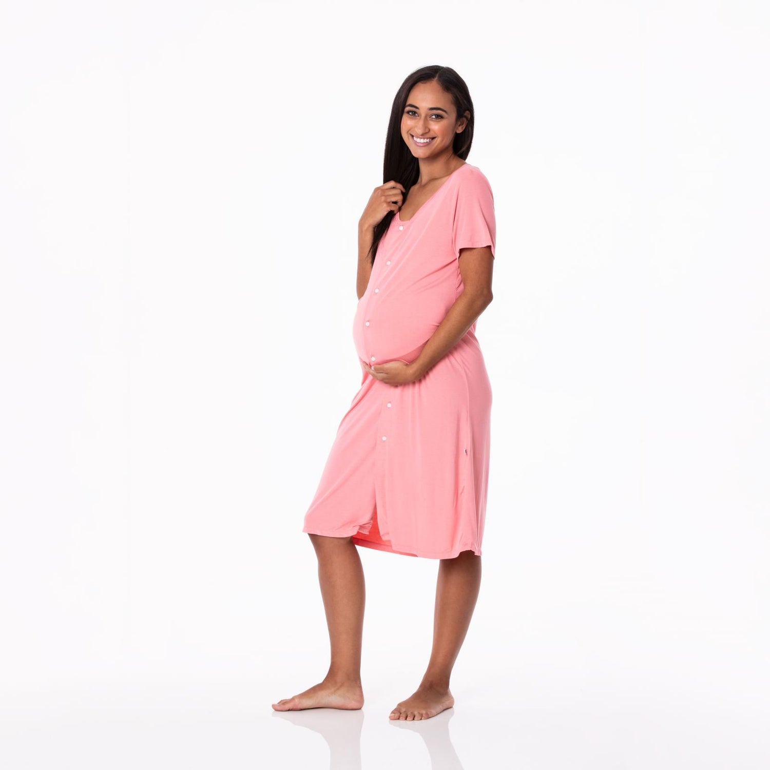 Nursing Nightgown in Strawberry