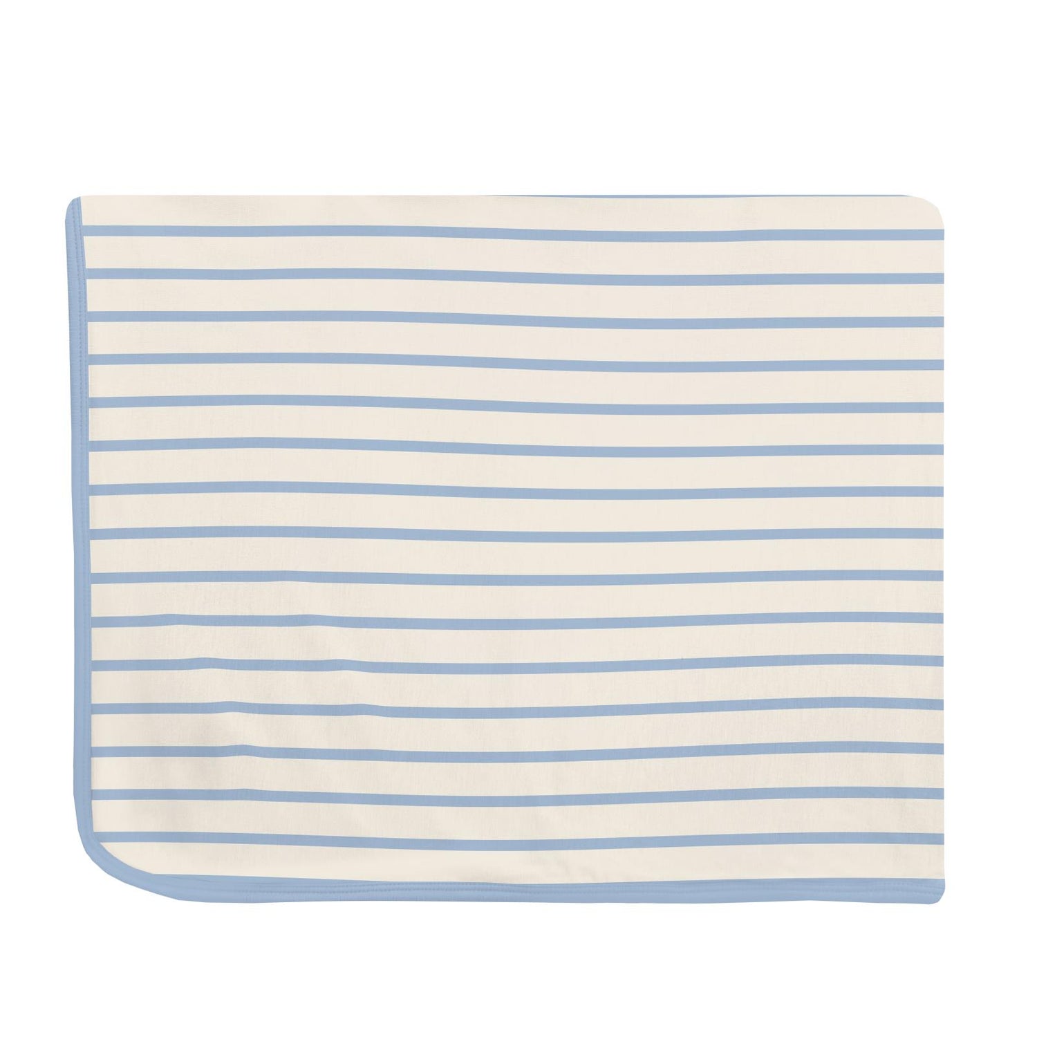 Print Throw Blanket in Pond Sweet Stripe