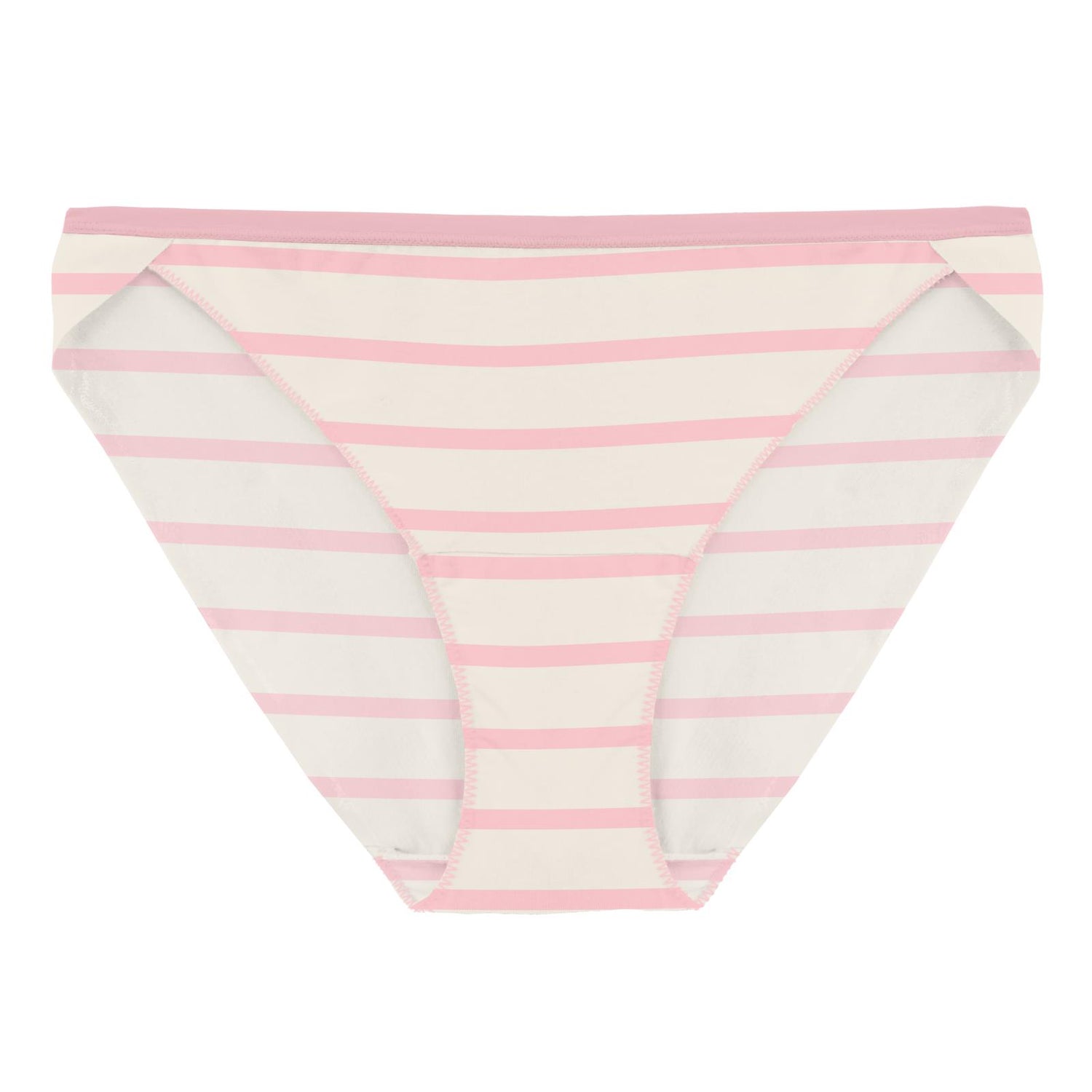 Women's Print Bikini Brief in Lotus Sweet Stripe