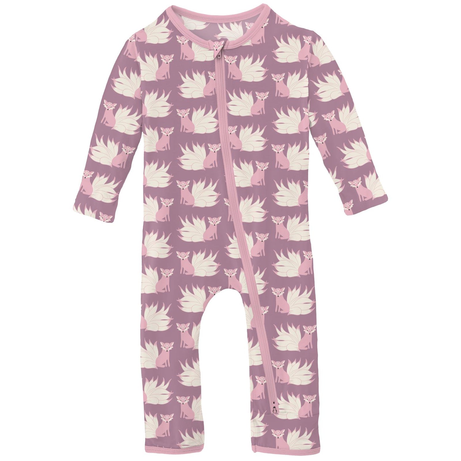 Print Coverall with 2 Way Zipper in Pegasus Kitsune