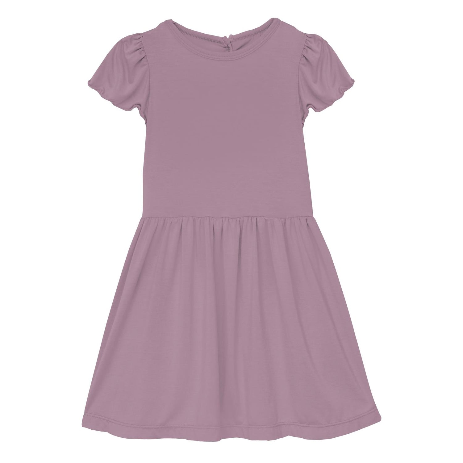 Flutter Sleeve Twirl Dress with Pockets in Pegasus