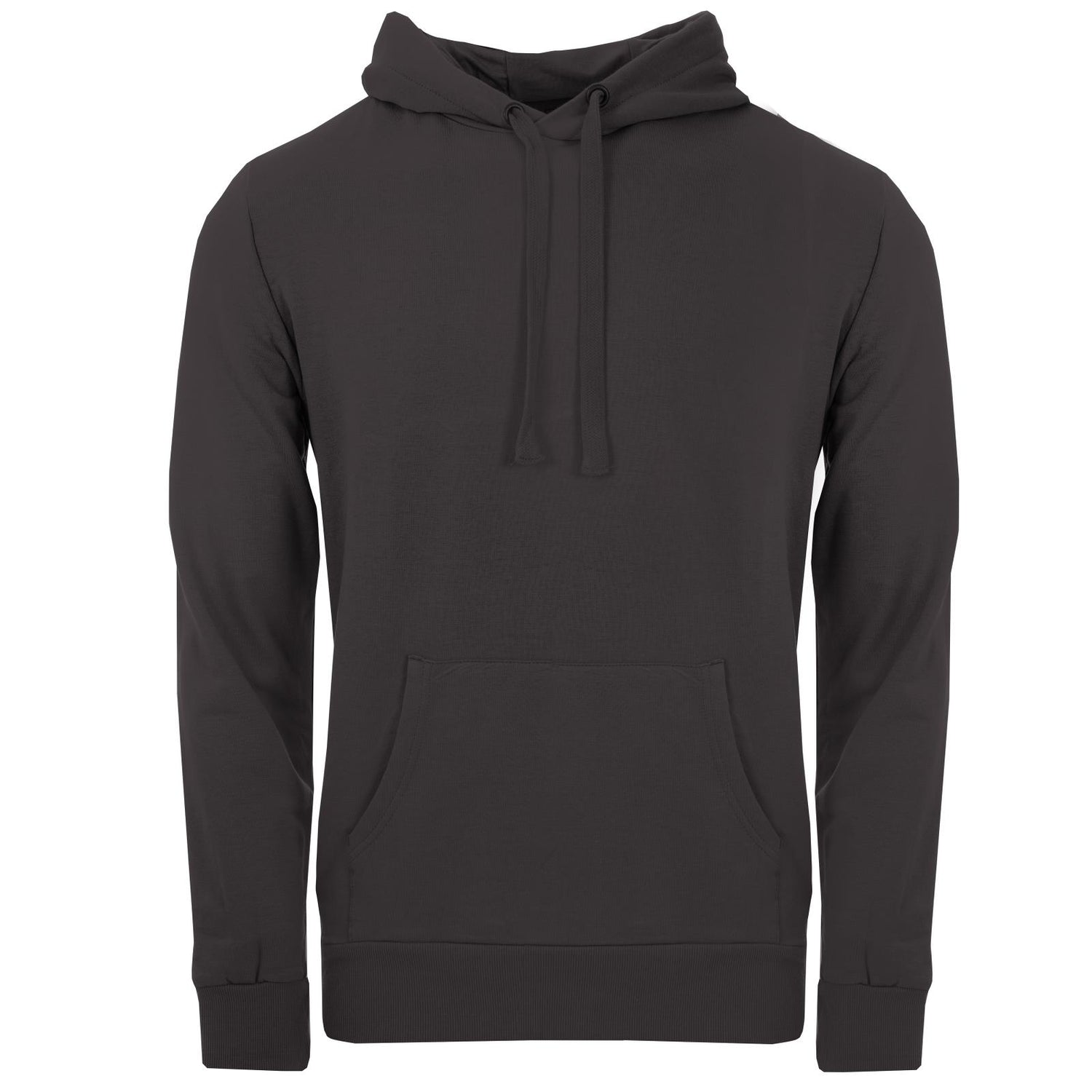 Men's Solid Fleece Kangaroo Pocket Pullover in Midnight