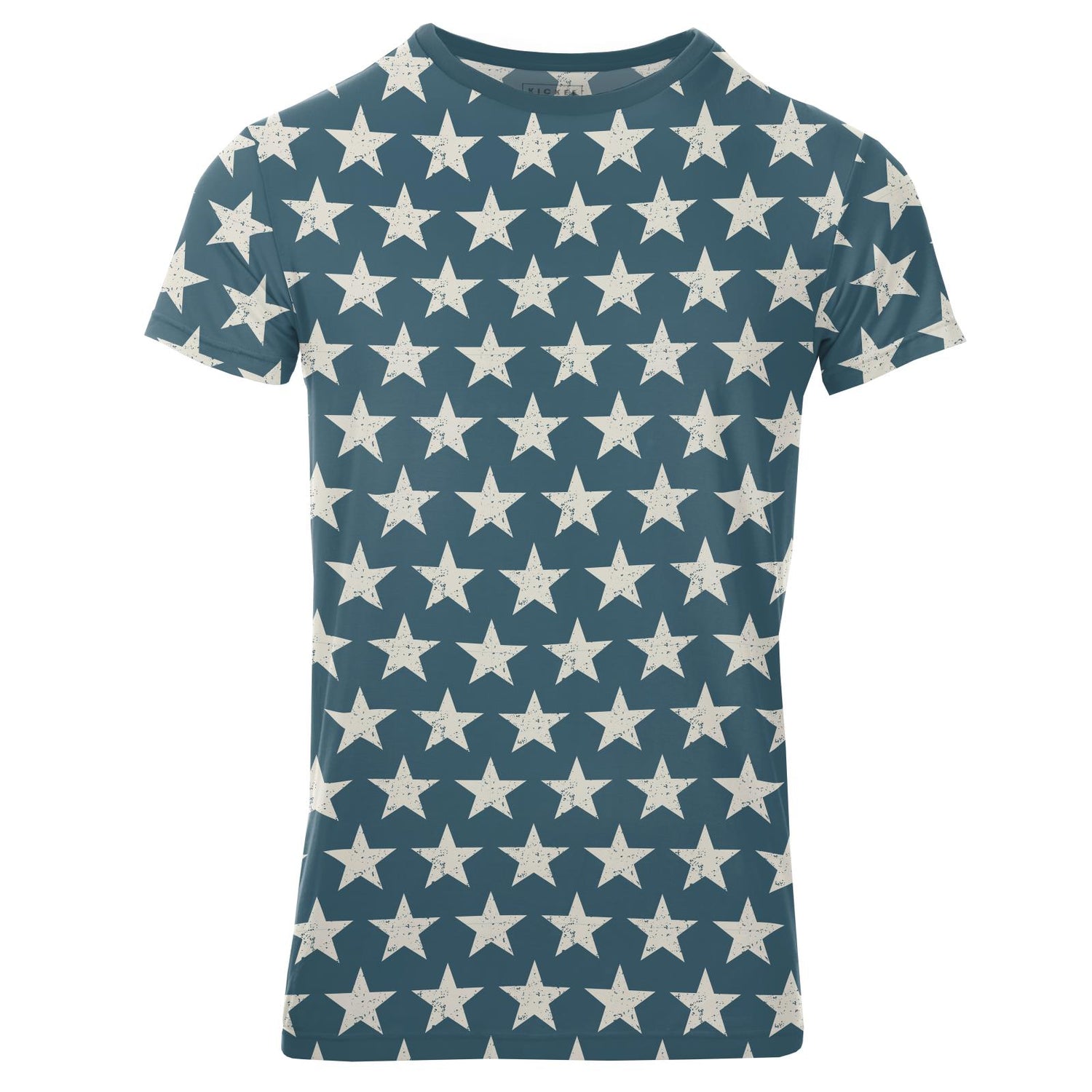 Men's Print Short Sleeve Tee in Vintage Stars