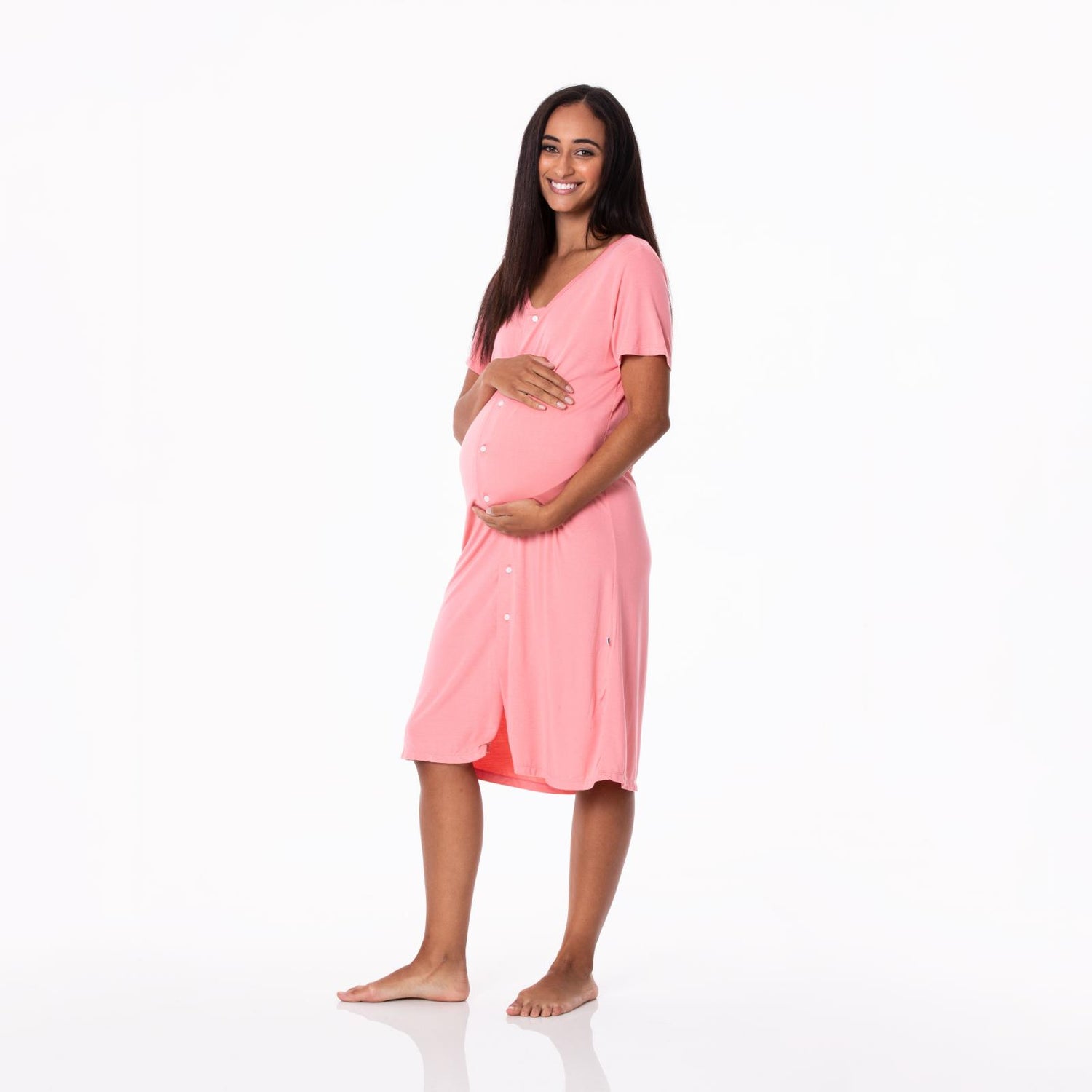 Nursing Nightgown in Strawberry