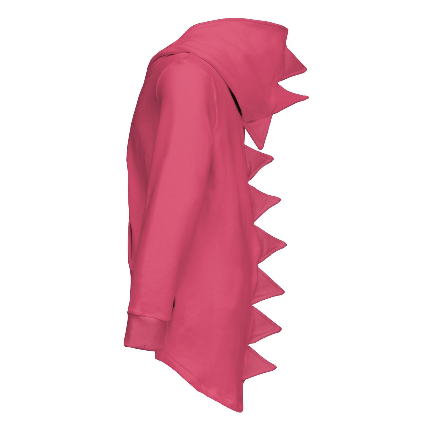 Fleece Dino Hooded Jacket in Winter Rose