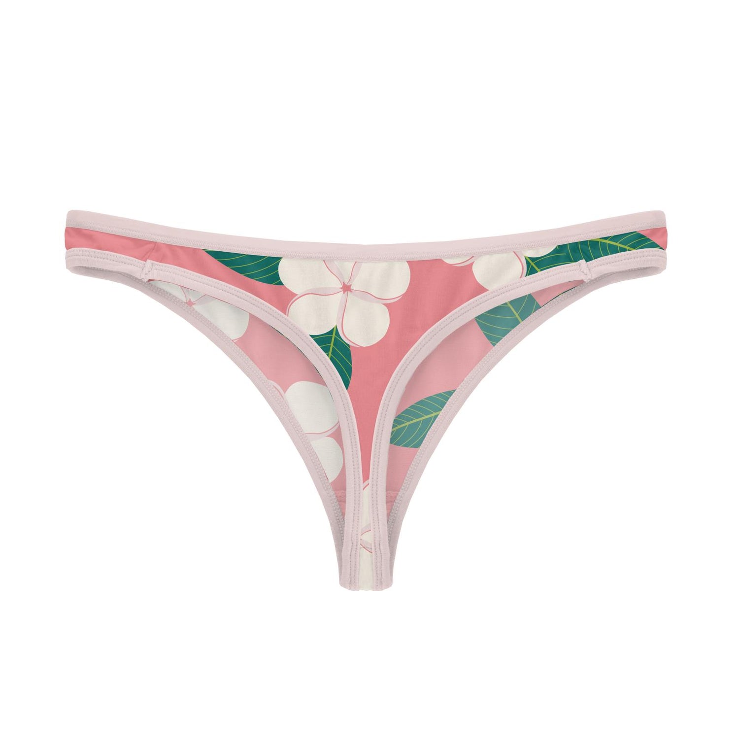 Women's Print Classic Thong in Strawberry Plumeria