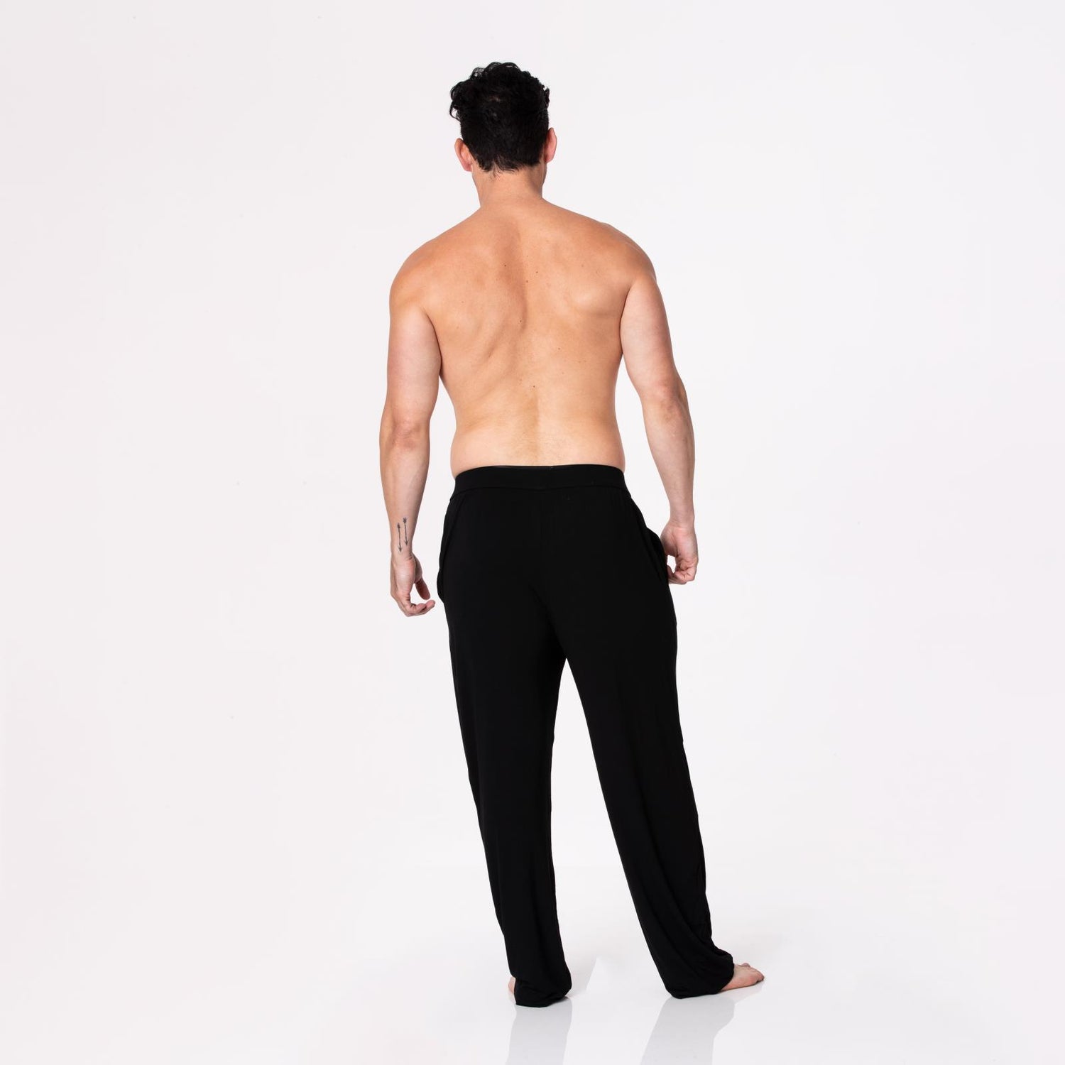 Men's Solid Pajama Pants in Midnight